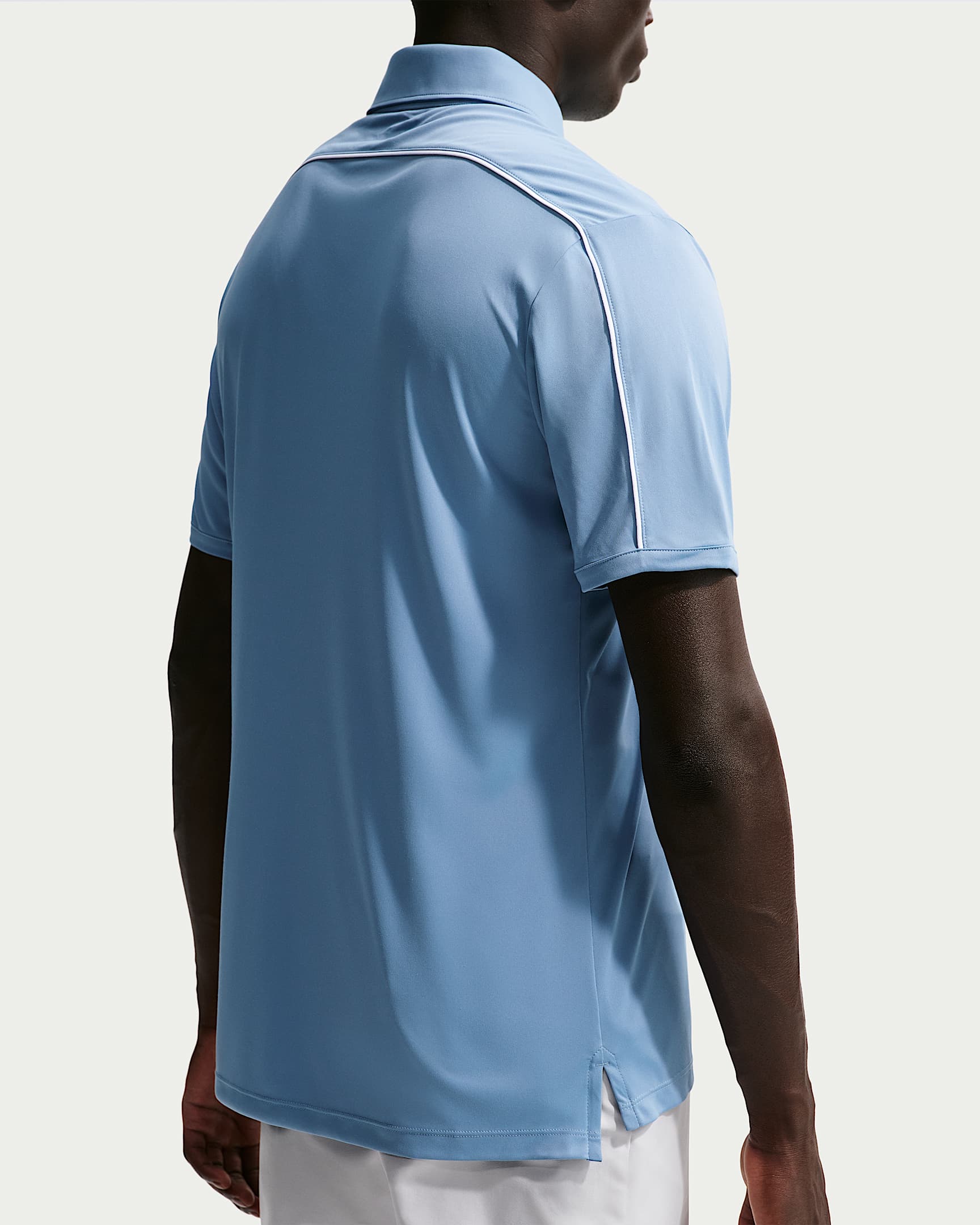 Polo de golfe com logótipo no peito Dri-FIT Nike Par para homem - Azul Work/Branco