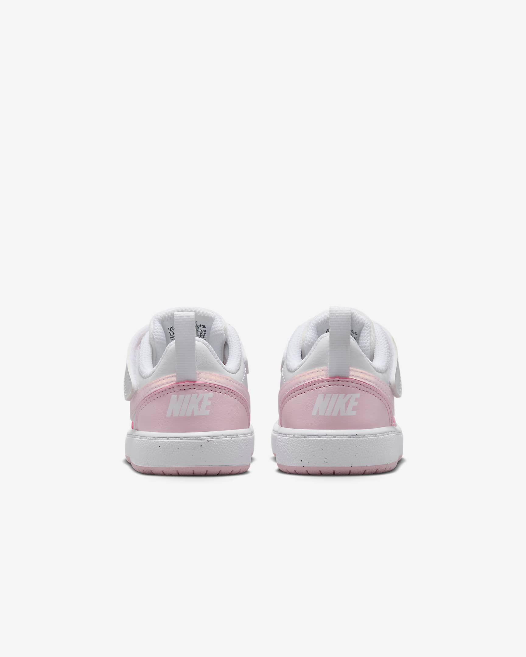 Chaussure Nike Court Borough Low Recraft pour bébé et tout-petit - Blanc/Pink Foam