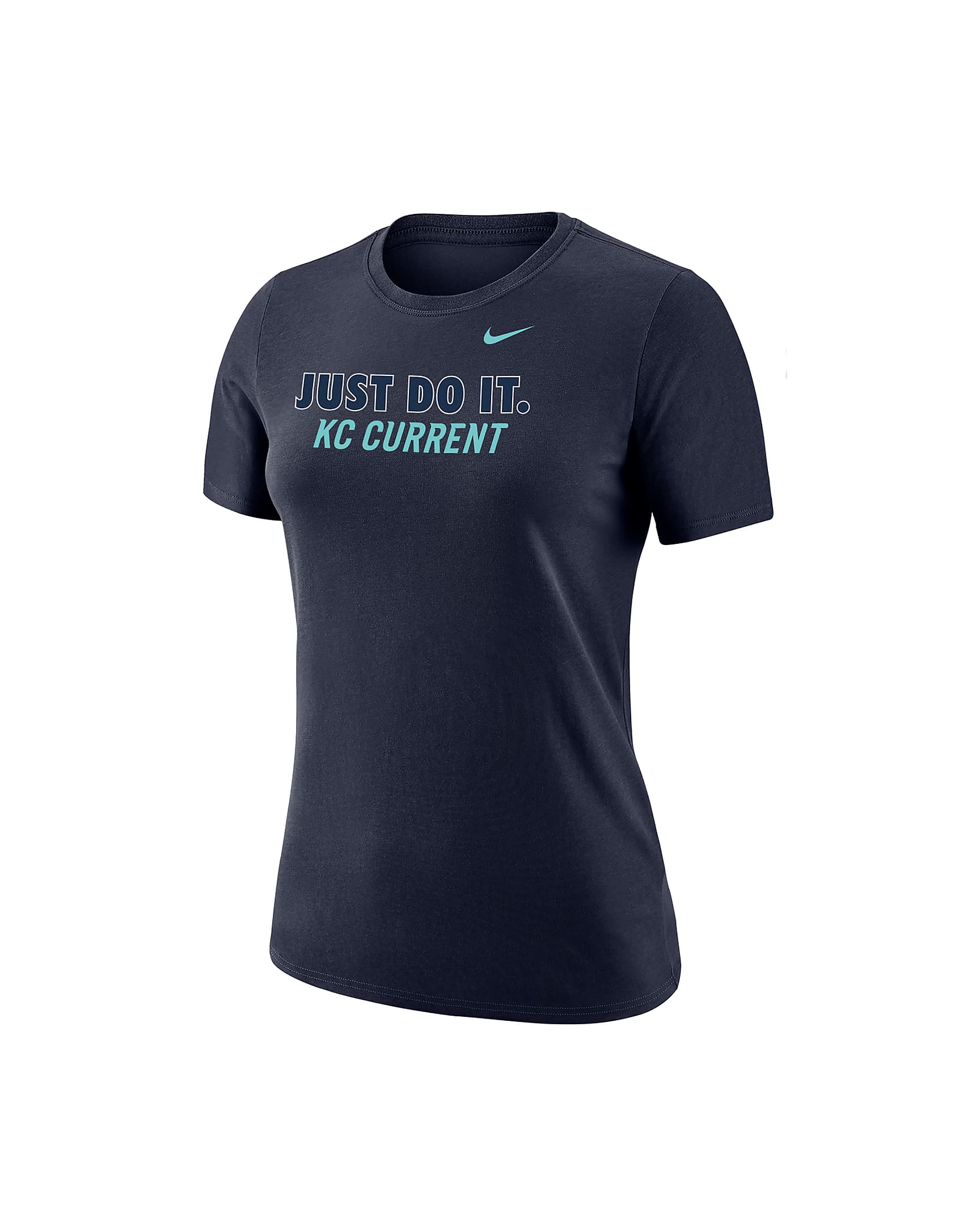 Playera de fútbol Nike para mujer Kansas City Current - Azul marino