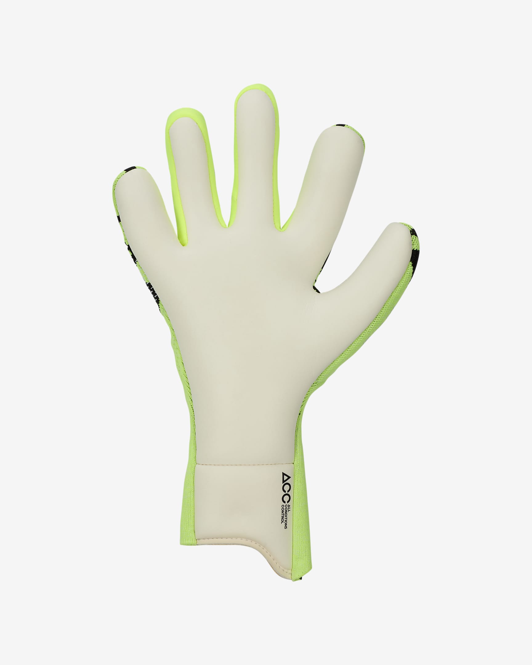 Gants de gardien de but Dynamic Fit Nike Vapor - Volt/Barely Volt/Noir