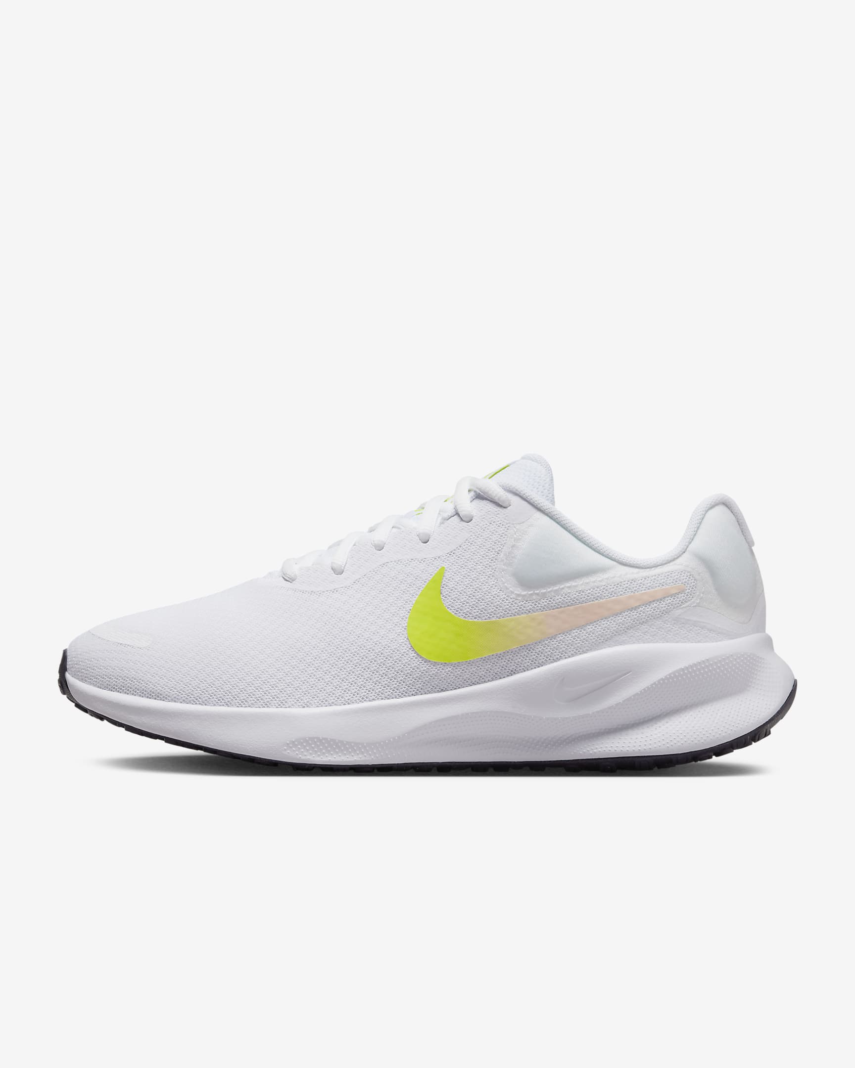 Nike Revolution 7 Women's Road Running Shoes (Extra Wide) - White/Crimson Tint/Dark Raisin/Cyber