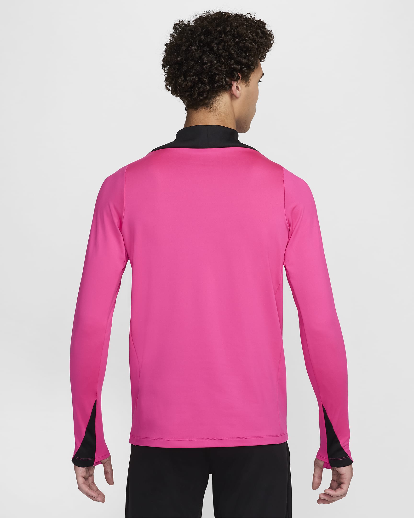 Camisola de treino de futebol Nike Dri-FIT do terceiro equipamento Strike Chelsea FC para homem - Rosa Prime/Preto