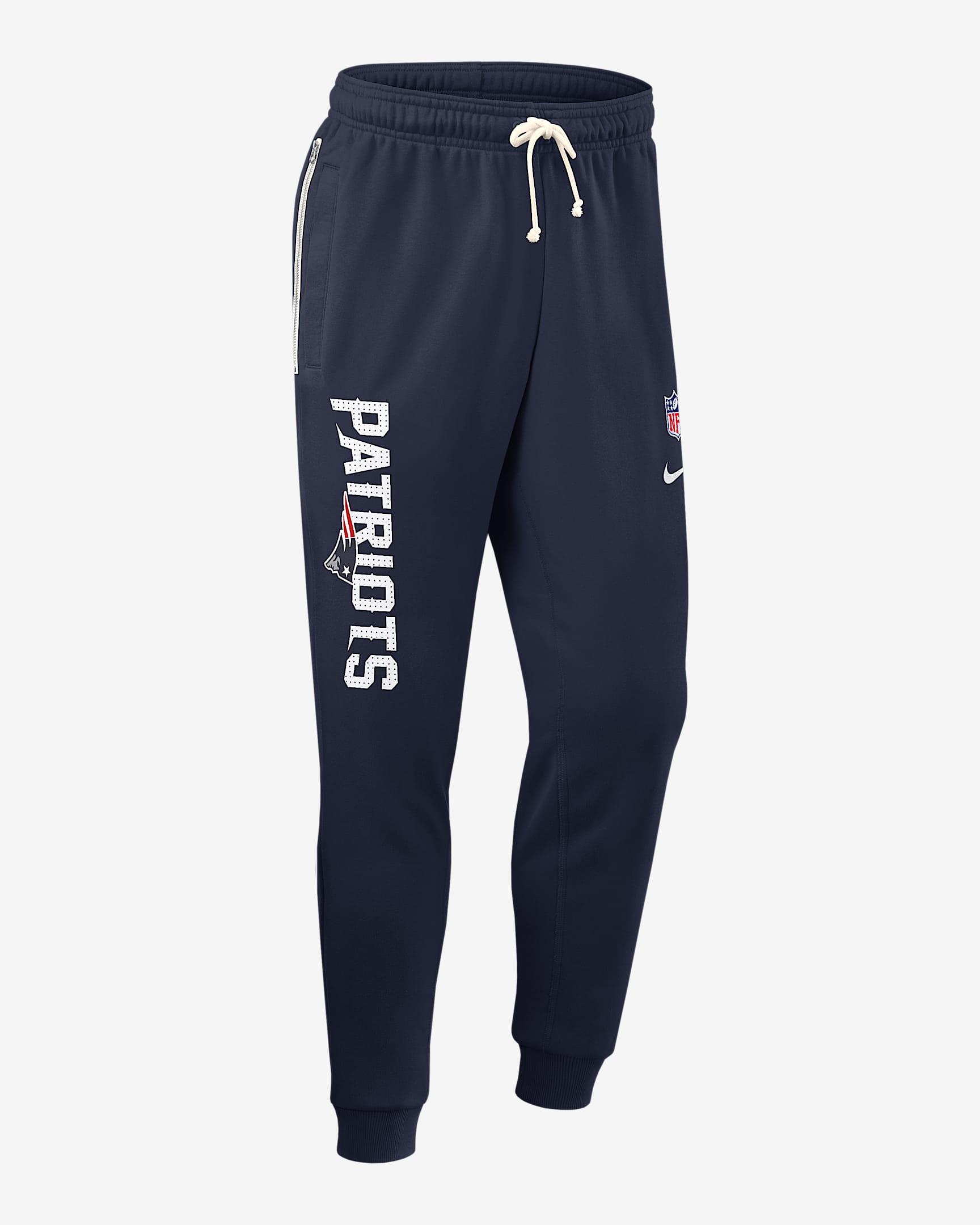 New England Patriots Ground Game Sideline Men's Nike Dri-FIT NFL Taper Pants - Navy