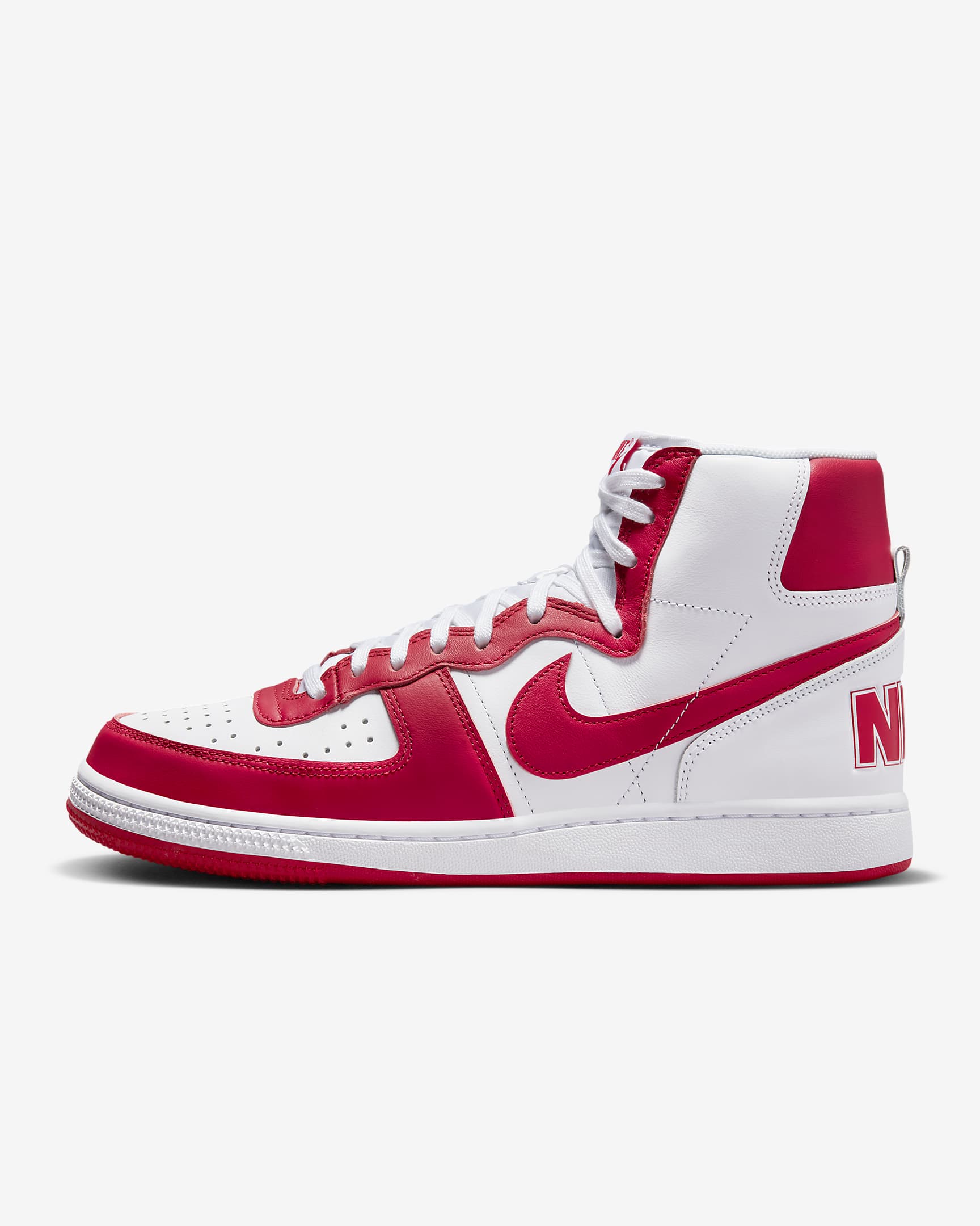 Tenis para hombre Nike Terminator High - Blanco/Rojo universitario