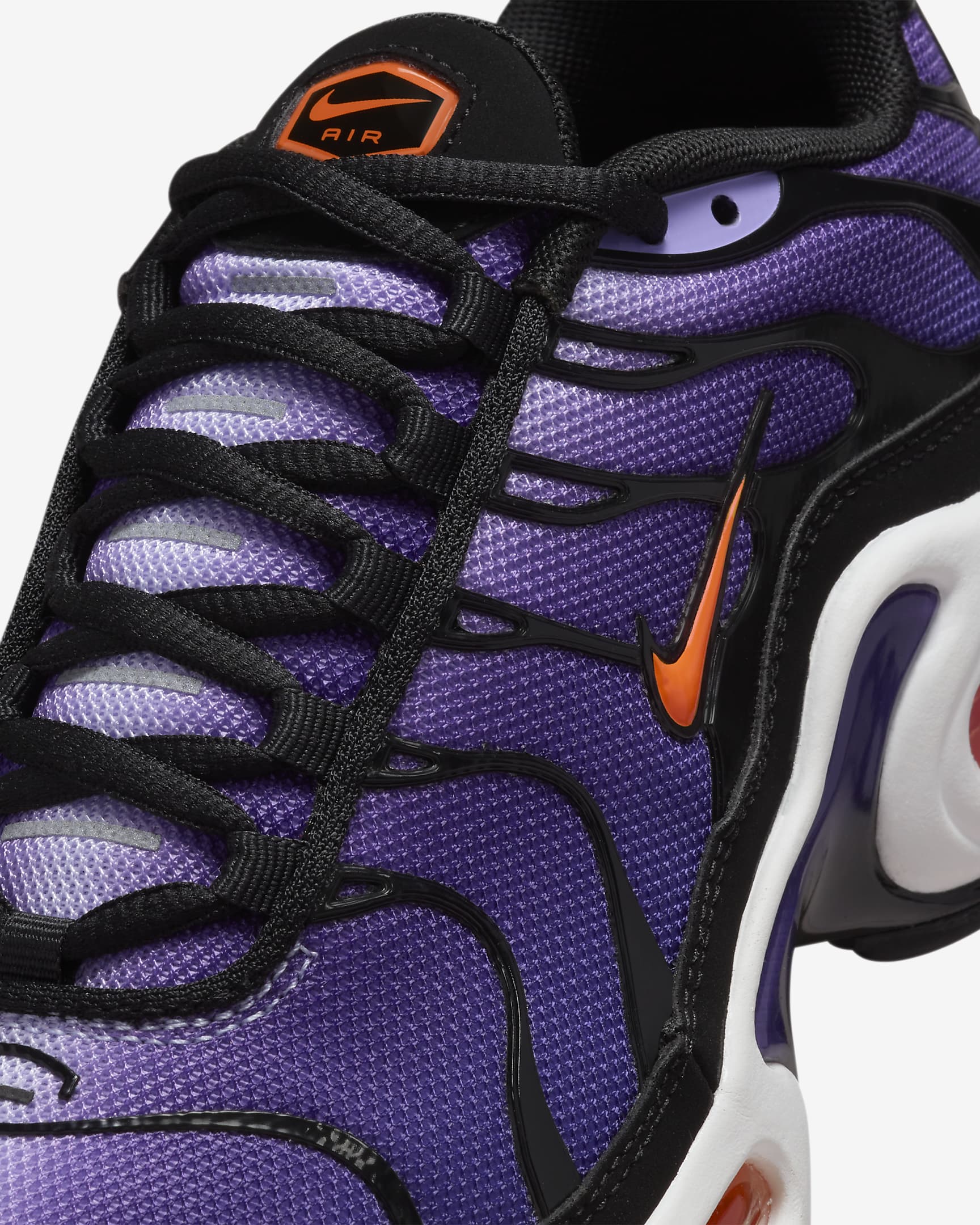 Scarpa Nike Air Max Plus - Ragazzi - Nero/Voltage Purple/Purple Agate/Total Orange