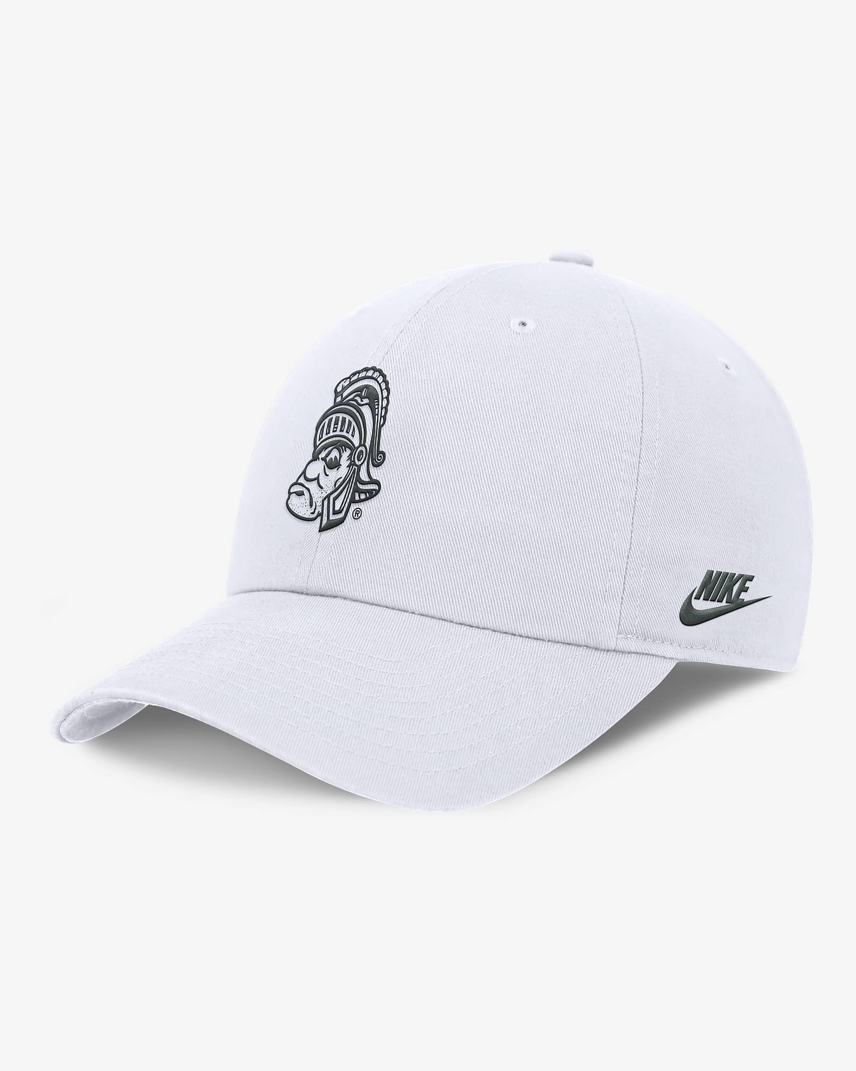 Michigan State Spartans Classic Hat - Relaxed Fit Adjustable Cap With Team Logo - View #4