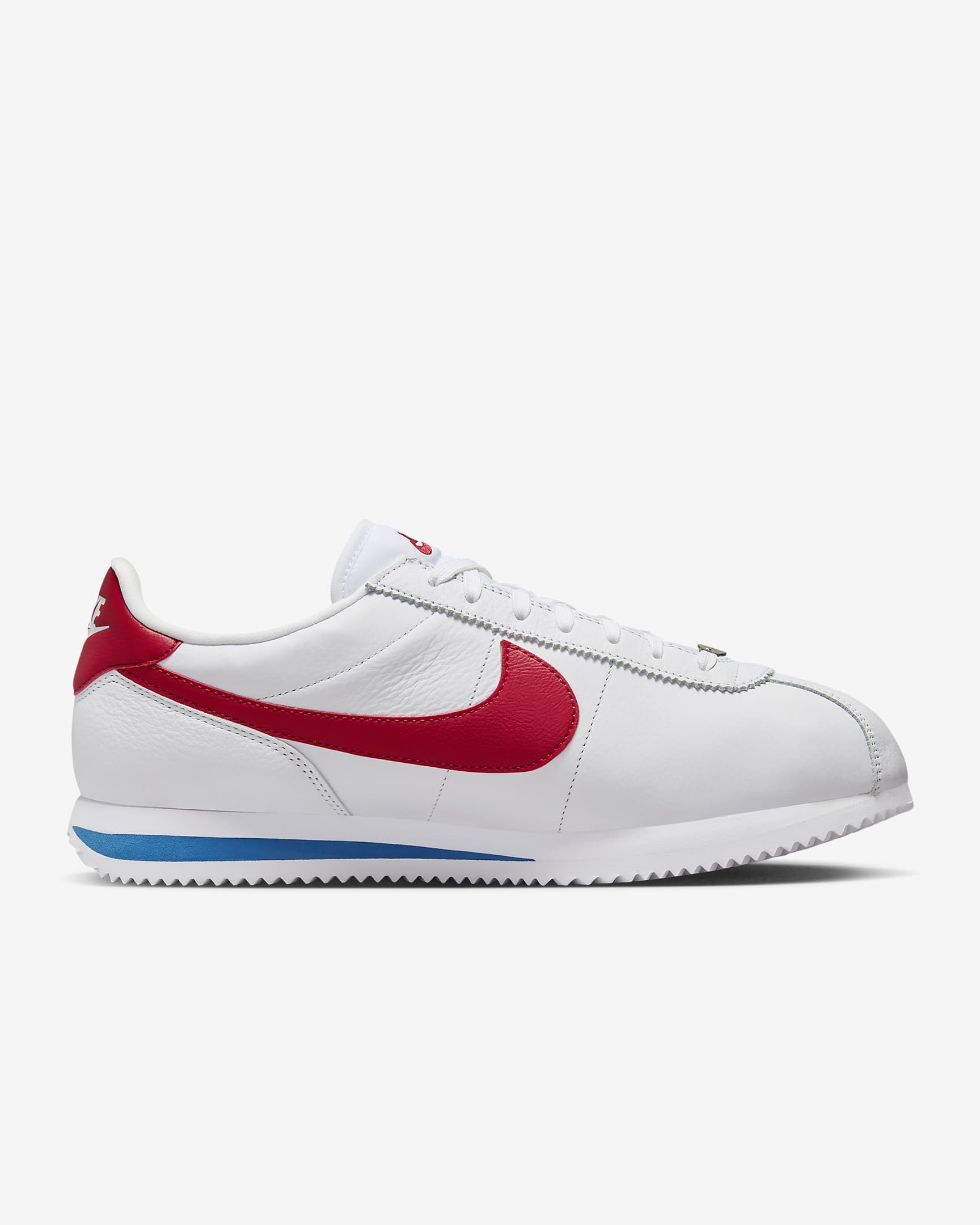 Nike Cortez Men's Shoes - White/Varsity Blue/Metallic Silver/Varsity Red