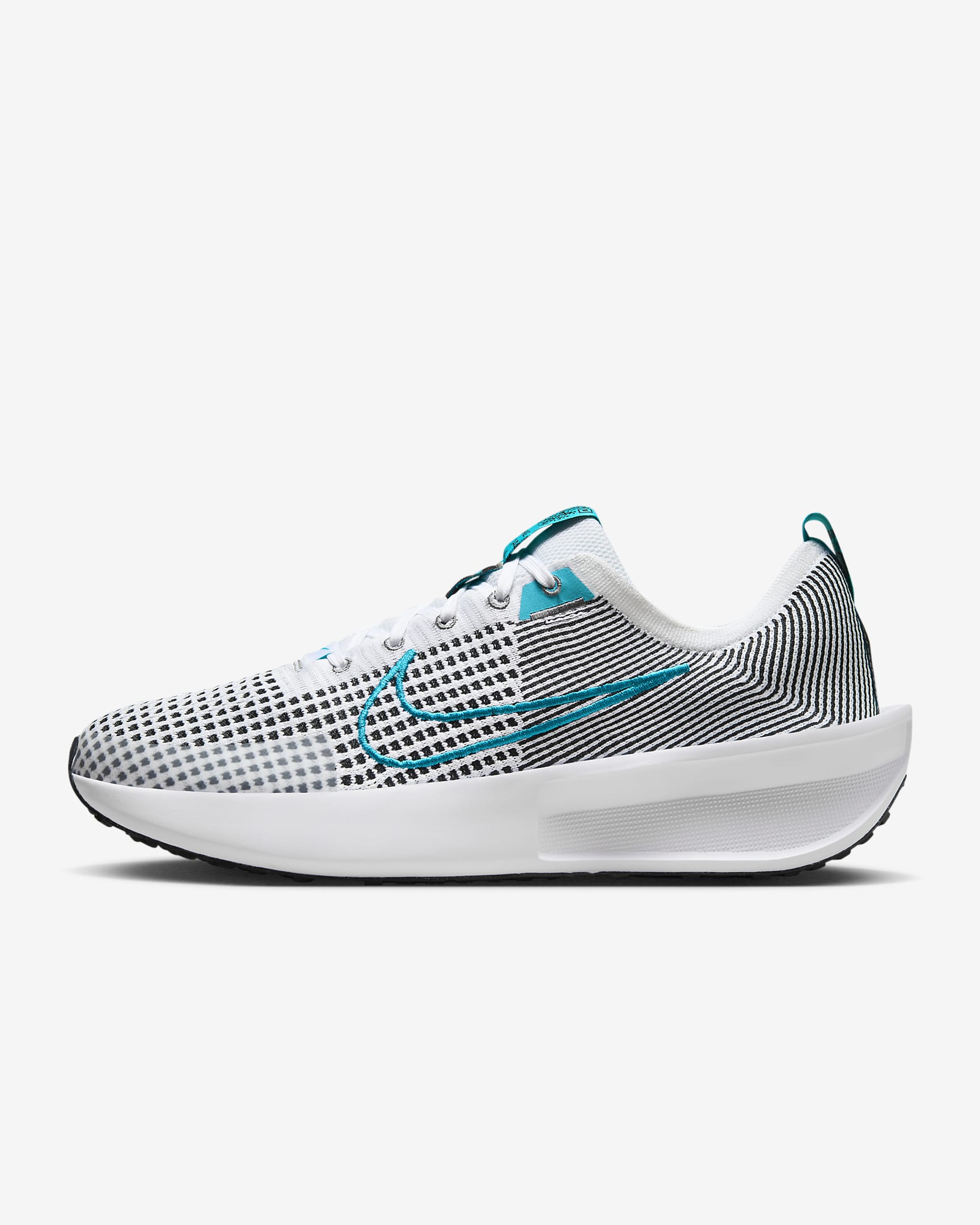 Nike Interact Run Men's Road Running Shoes - White/Black/White/Dusty Cactus