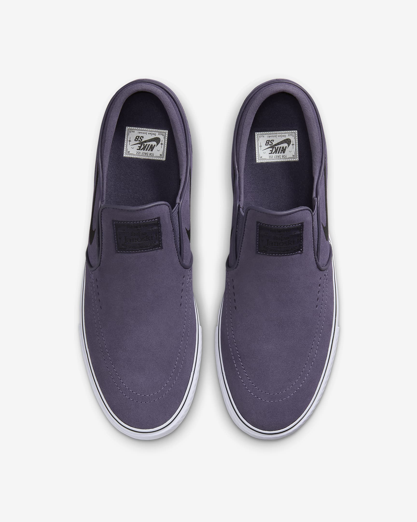 Nike SB Janoski+ Slip 滑板鞋 - Dark Raisin/Dark Raisin/白色/黑色