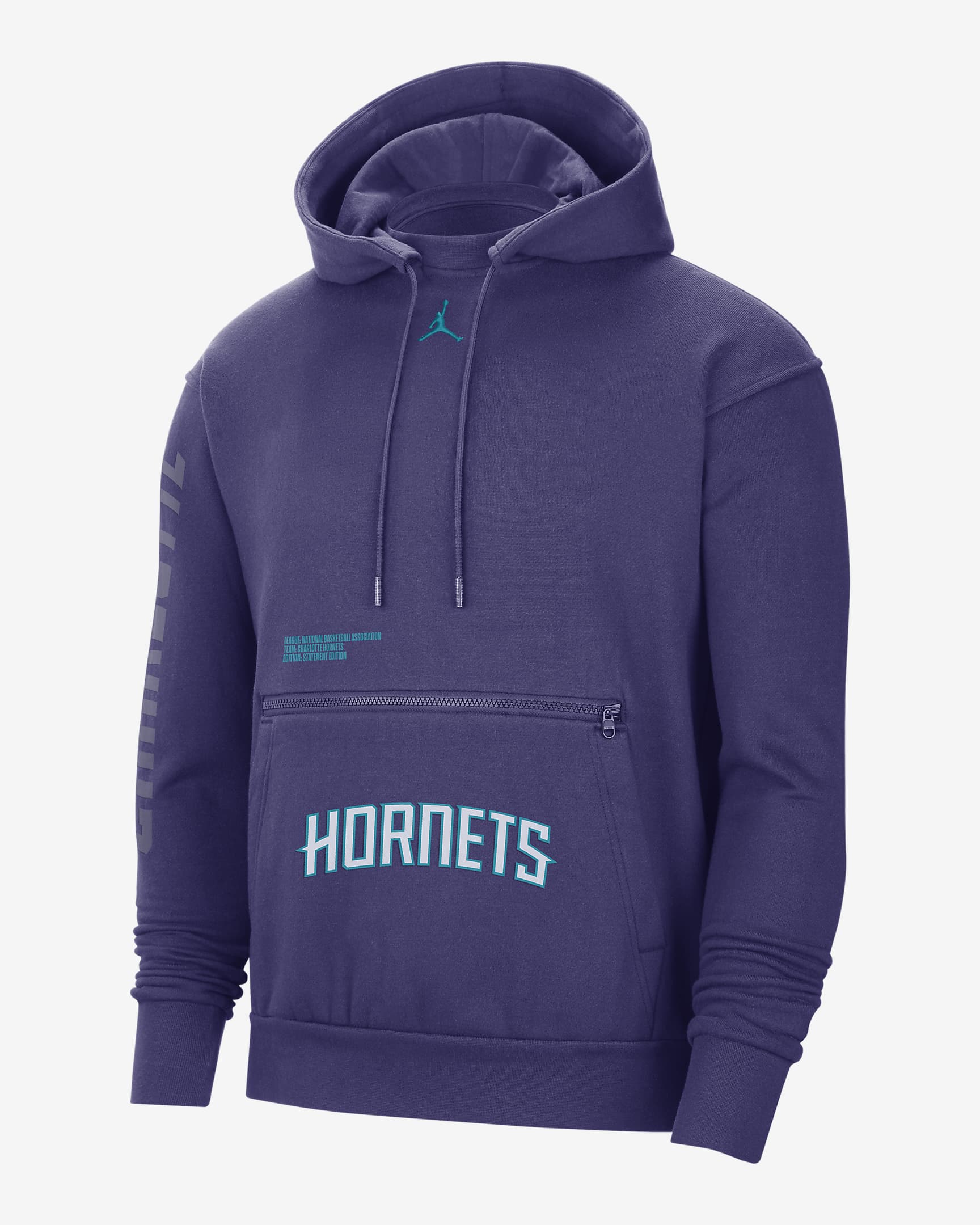 Charlotte Hornets Courtside Statement Edition Men's Jordan NBA Fleece ...