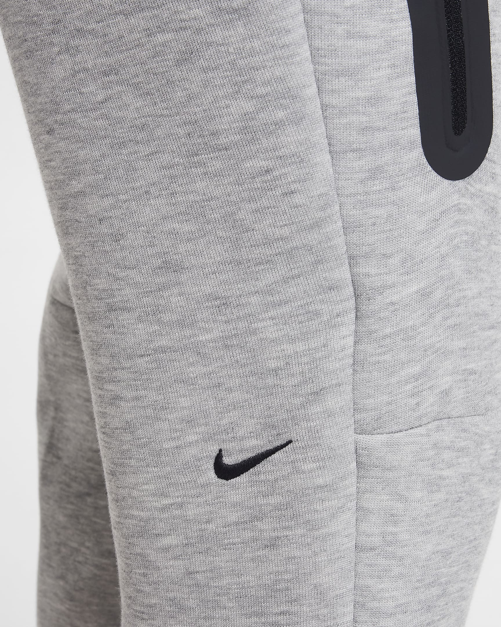 Nike Sportswear Tech Fleece Older Kids' (Girls') Joggers - Dark Grey Heather/Black/Black/Black