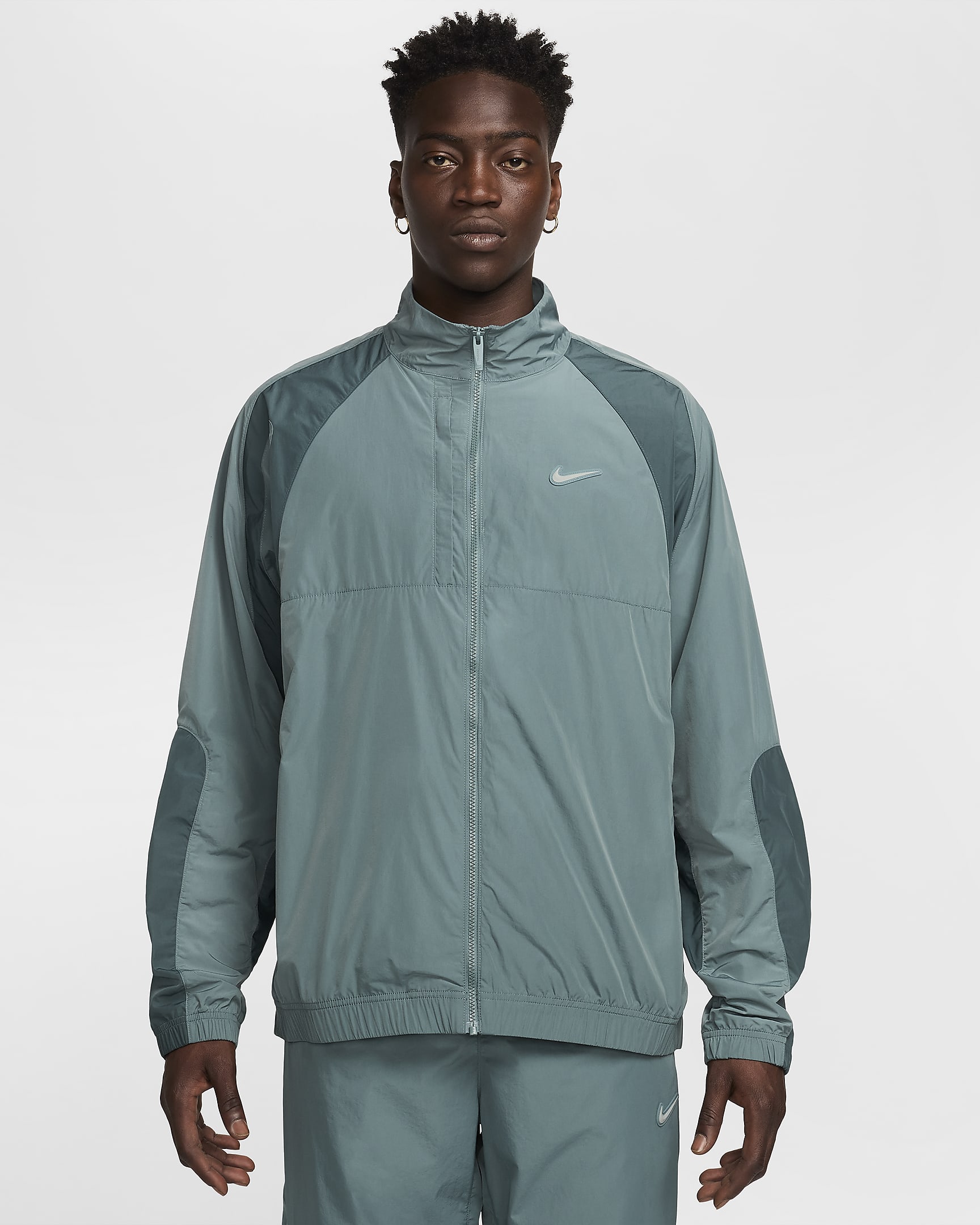 NOCTA Northstar Nylon Tracksuit Jacket - Mineral Slate/Faded Spruce/Mica Green