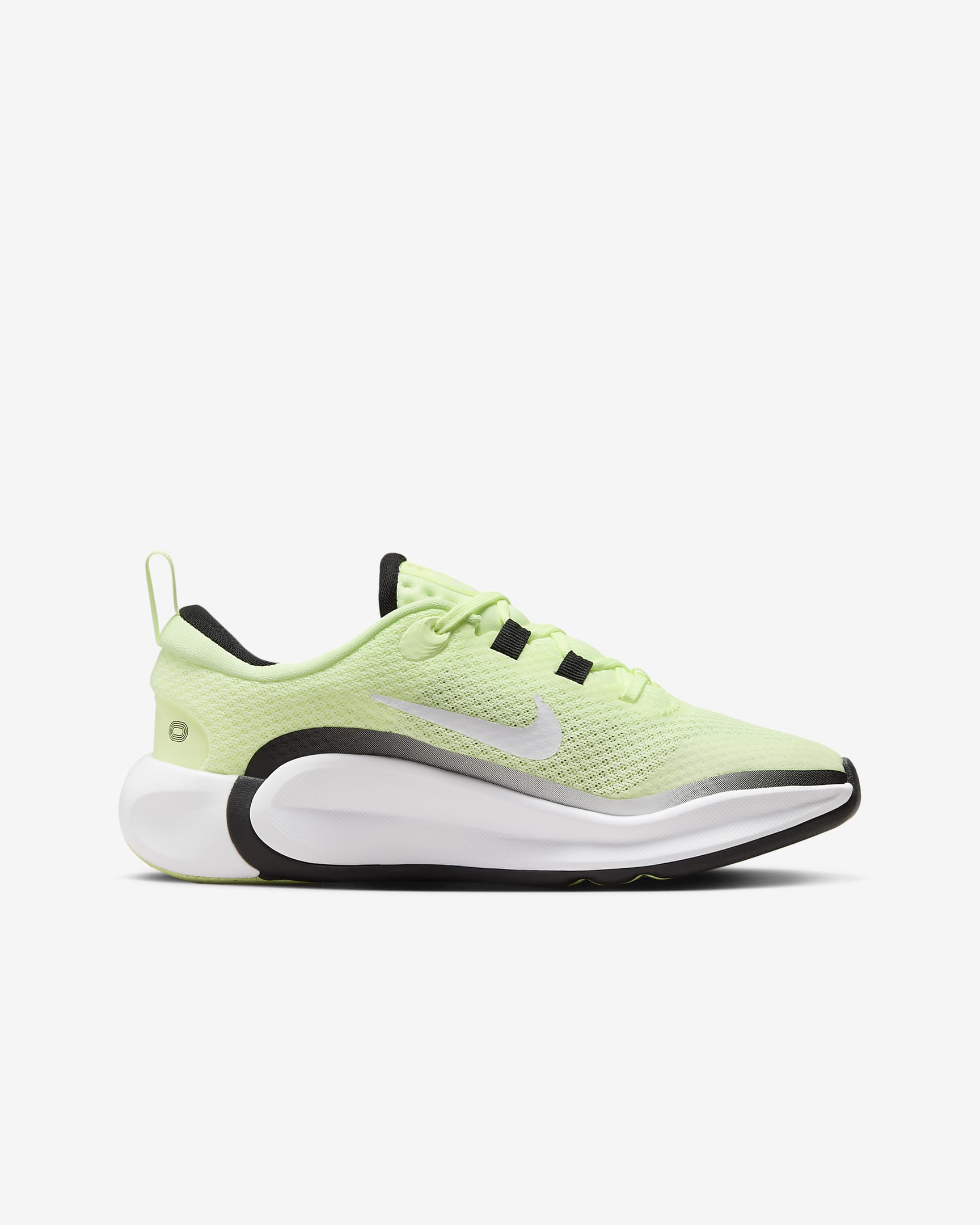 Nike Infinity Flow 大童跑鞋 - Barely Volt/黑色/白色