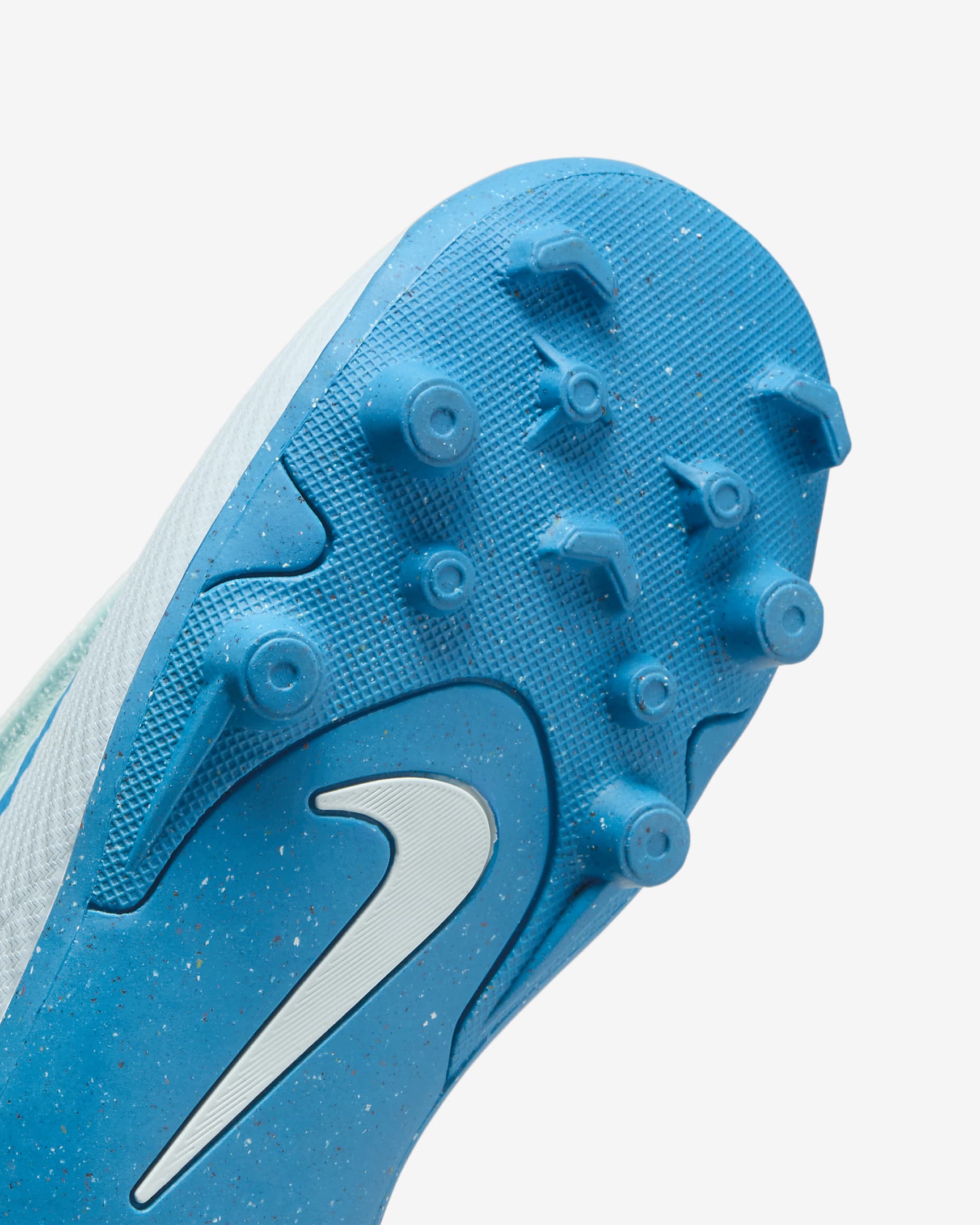 Tacos de fútbol de corte low para terrenos múltiples para niños de preescolar Nike Jr. Mercurial Vapor 16 Club - Azul glacial/Azul órbita