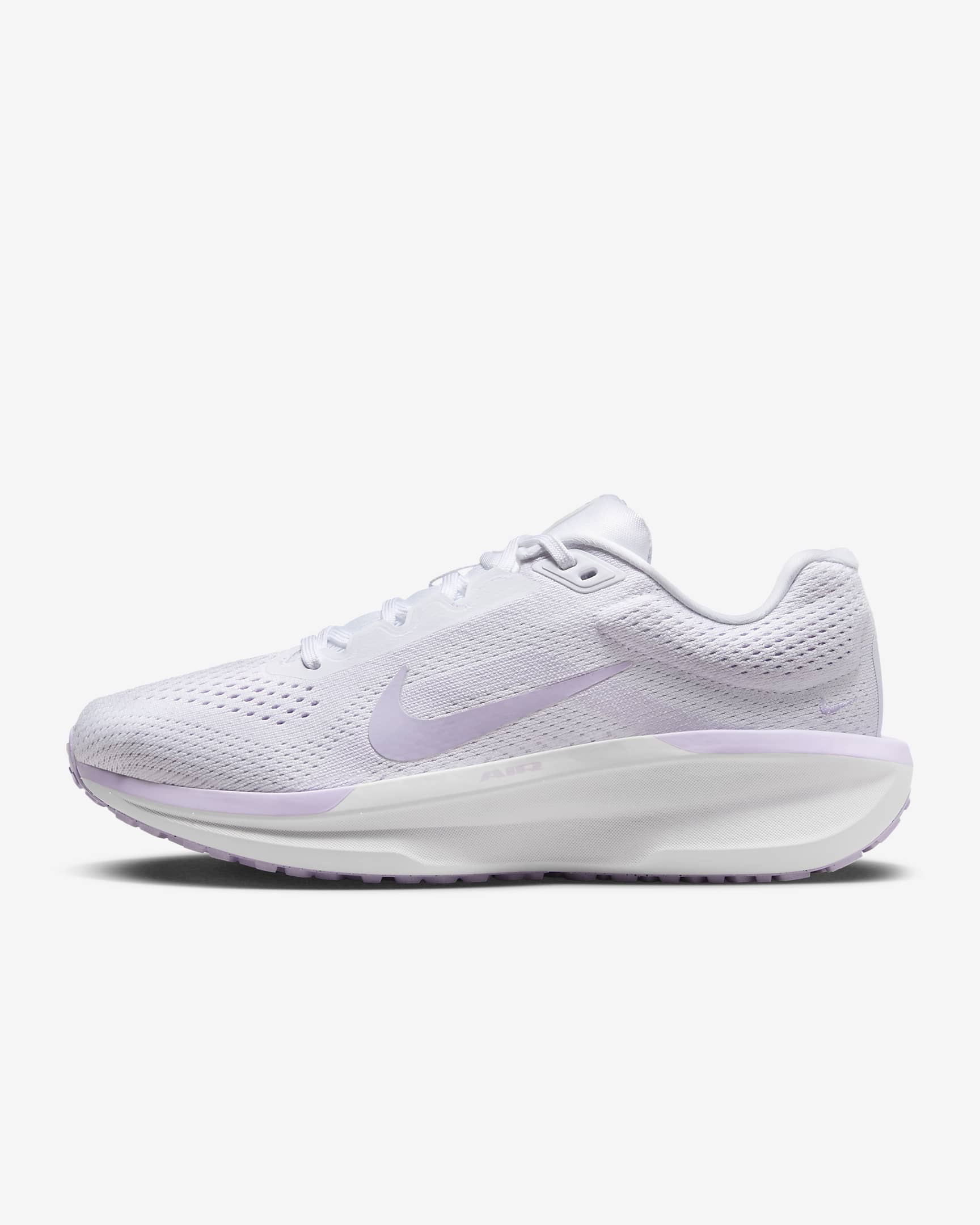 Nike Winflo 11 女款路跑鞋 - 白色/白色/Lilac Bloom/Lilac Bloom