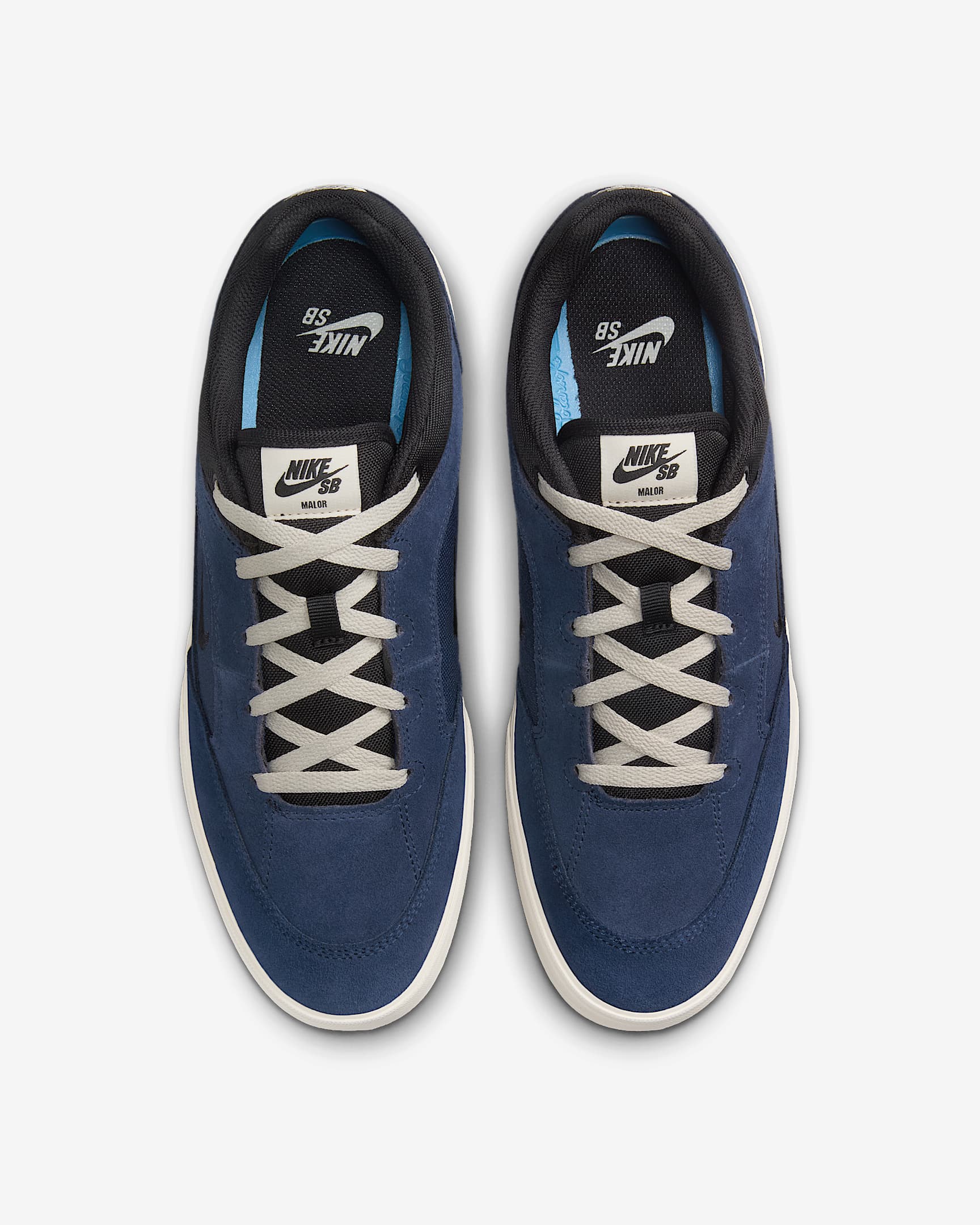 Nike SB Malor Men's Shoes - Midnight Navy/Black/Light Orewood Brown/Black