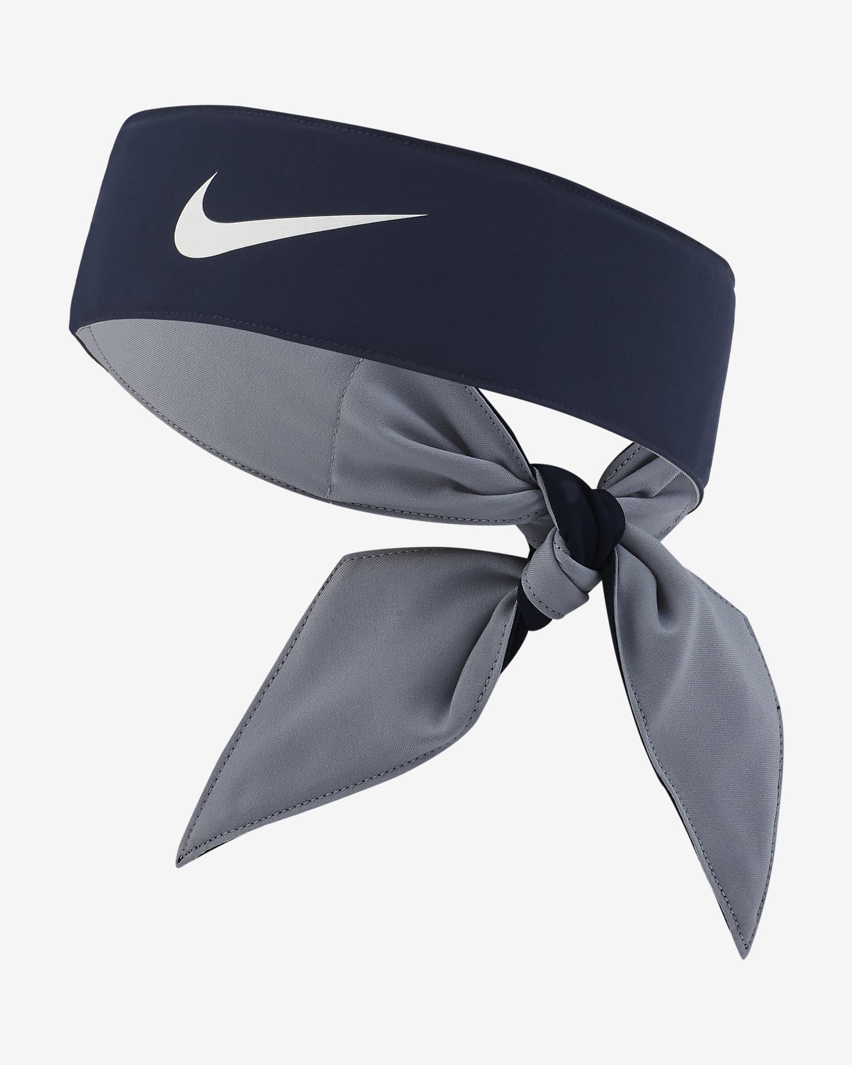 NikeCourt Tennis Headband - Obsidian/White