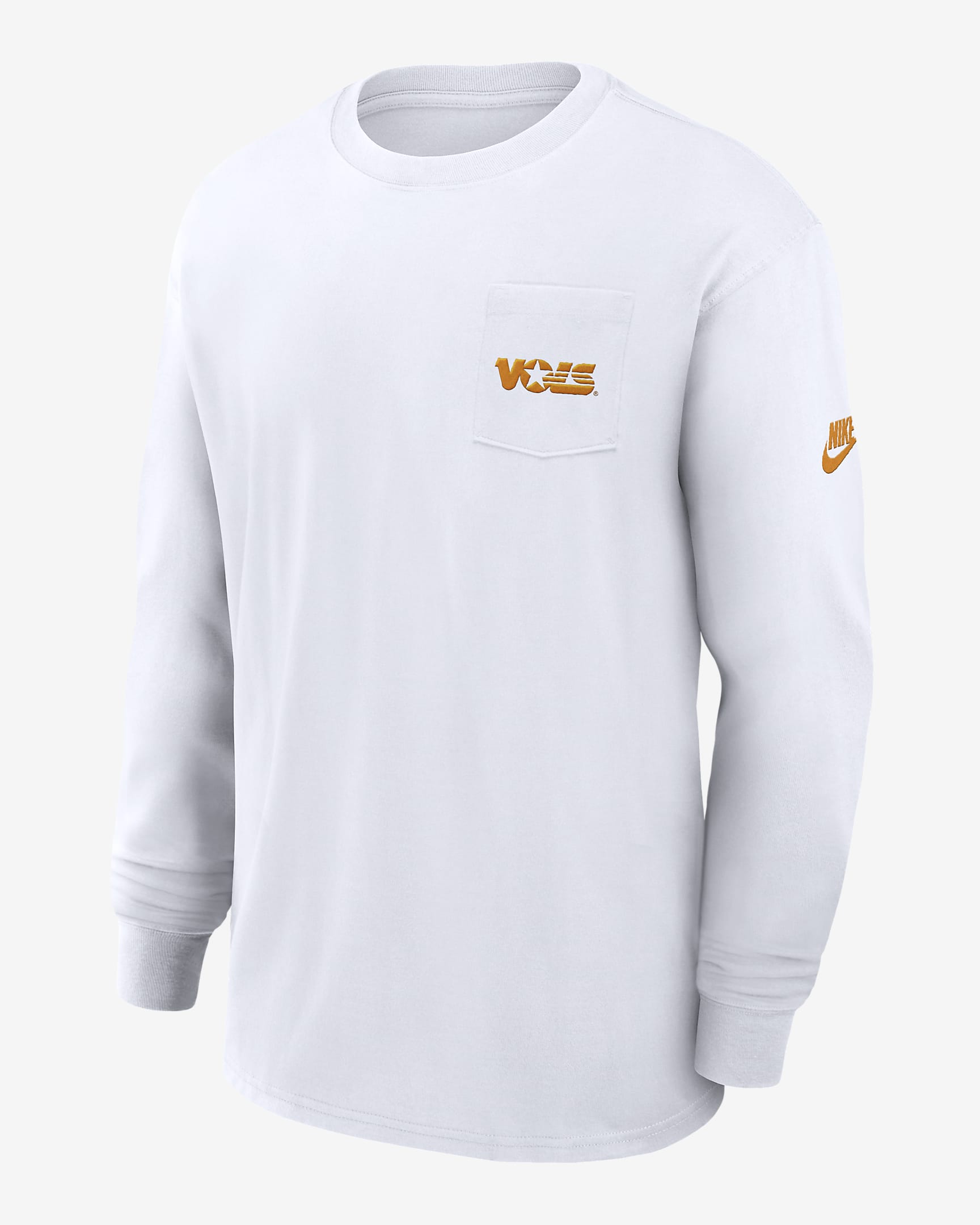 Tennessee Volunteers Legacy Max90 Pocket Men's Nike College Long-Sleeve T-Shirt - White