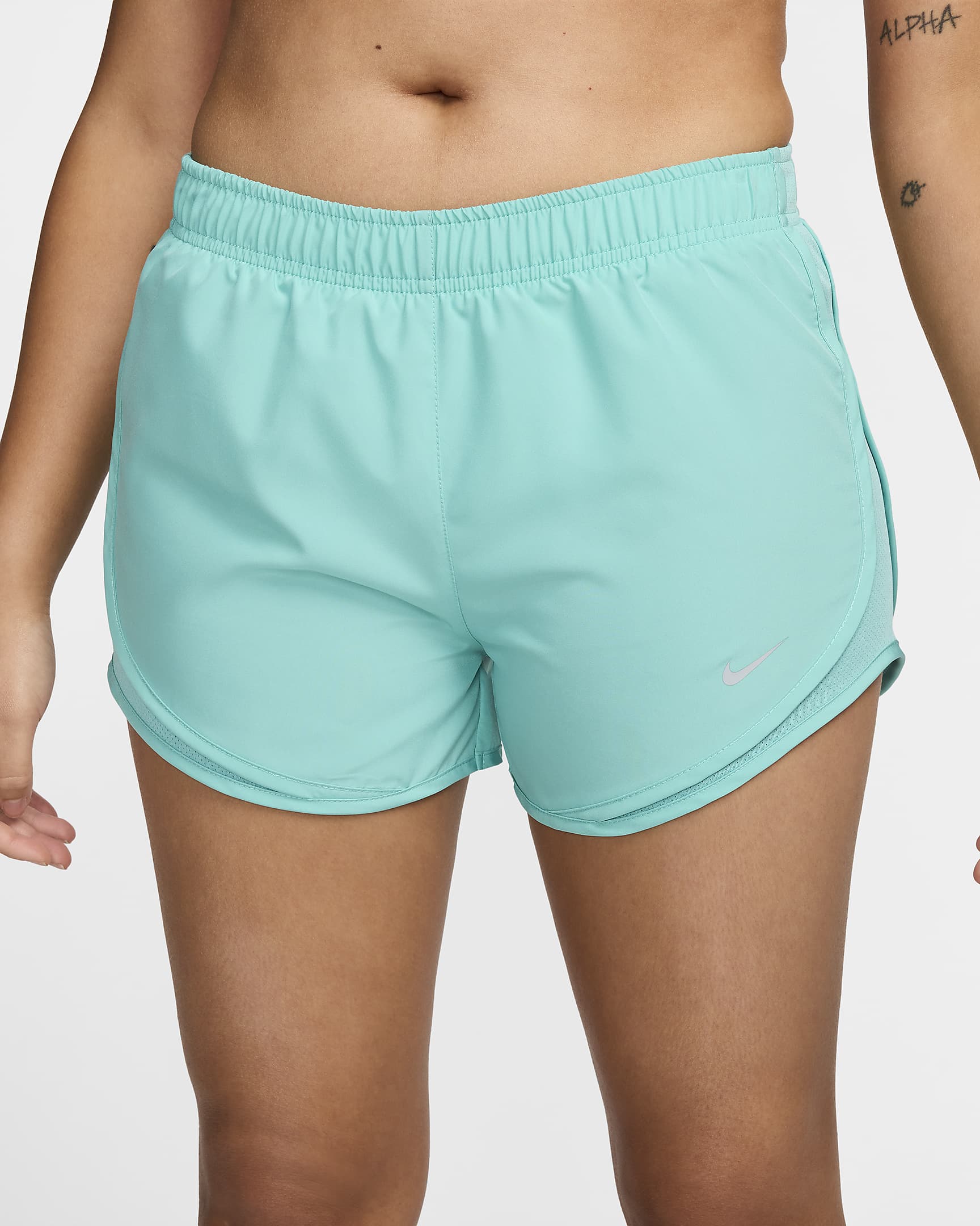 Nike Tempo Women's Brief-Lined Running Shorts - Green Frost/Green Frost/Wolf Grey