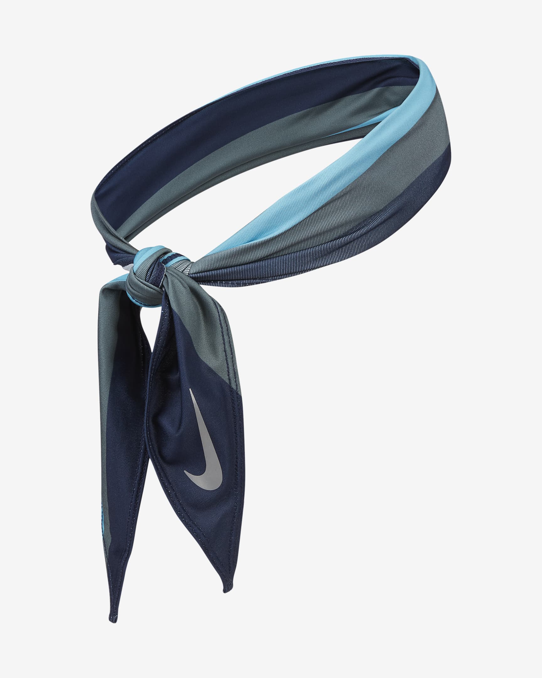 Nike Running Bandana - Chlorine Blue/Hasta/Midnight Navy/Silver