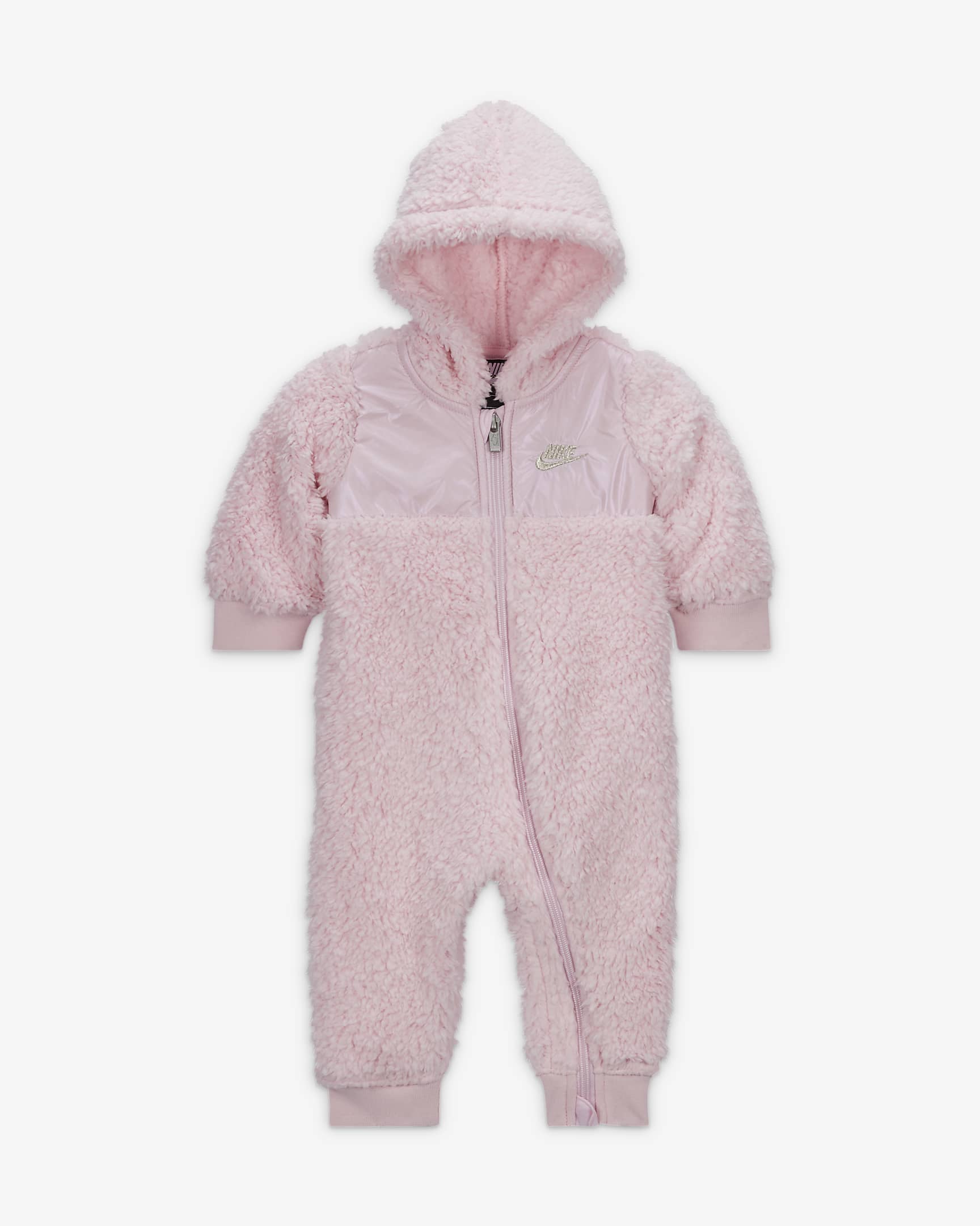 Nike Baby (0-9M) Full-Zip Coverall - Pink Foam