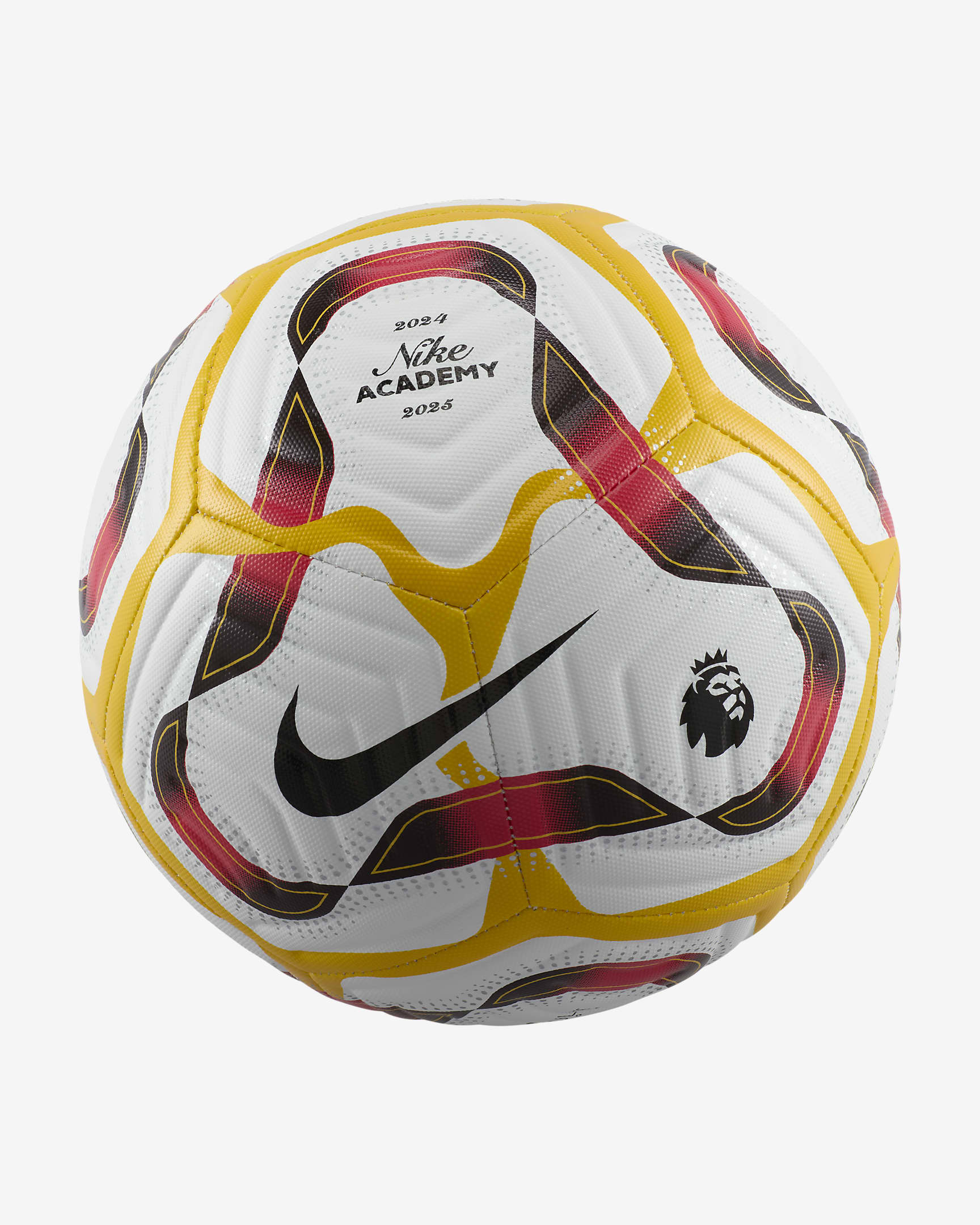 Balón de fútbol Premier League Academy - Blanco/Rojo/Amarillo/Negro