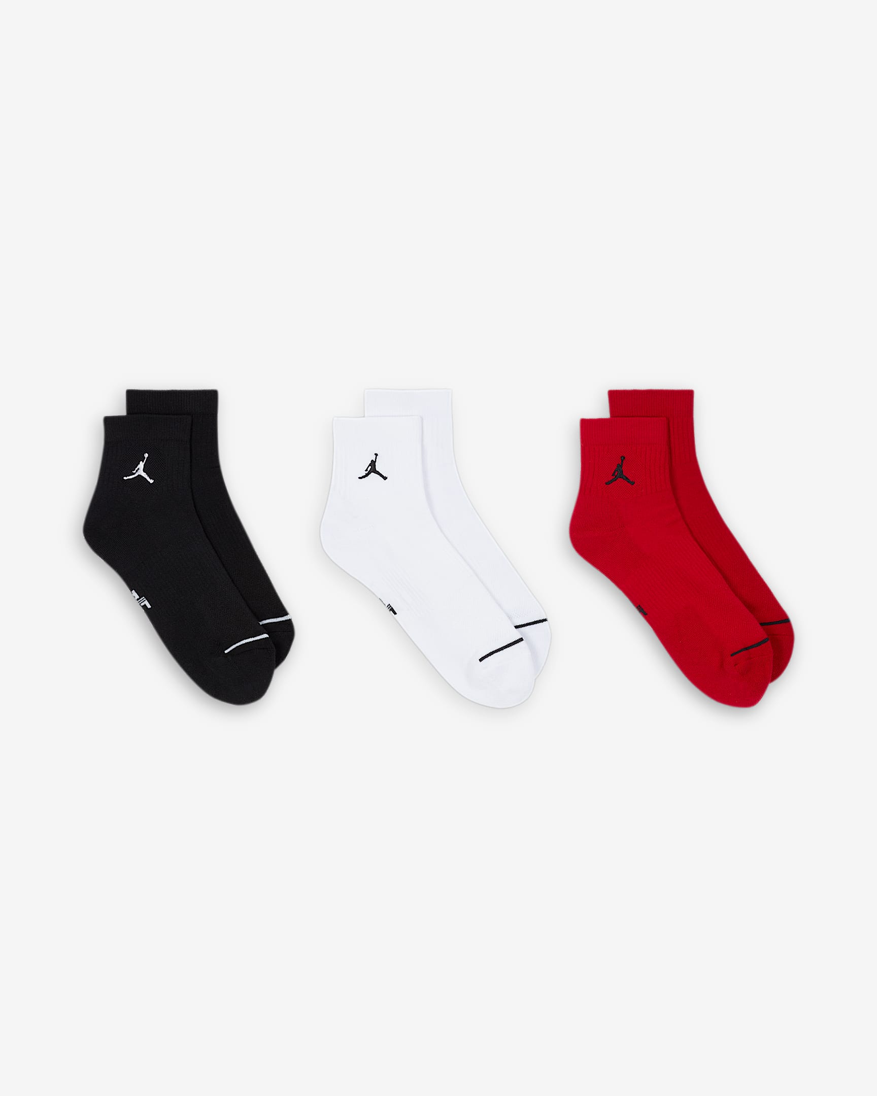 Jordan Everyday Ankle Socks (3 Pairs). Nike IN