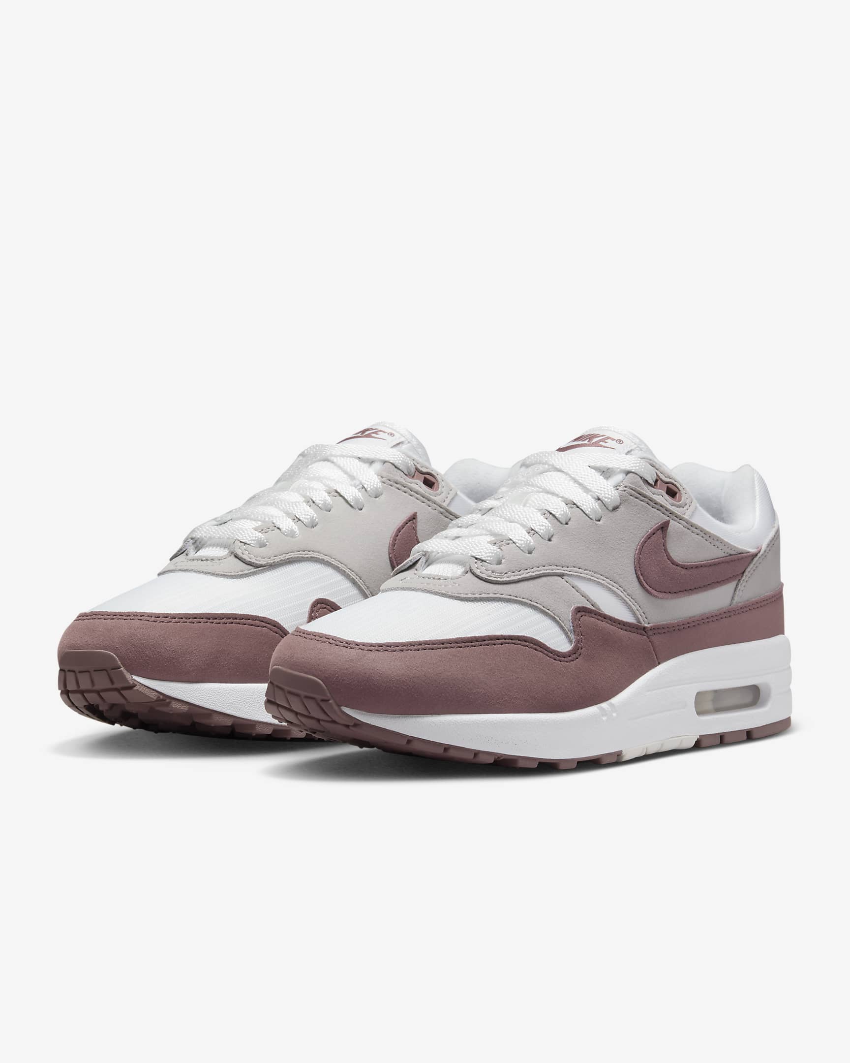 Nike Air Max 1 女鞋 - Summit White/Light Iron Ore/Smokey Mauve