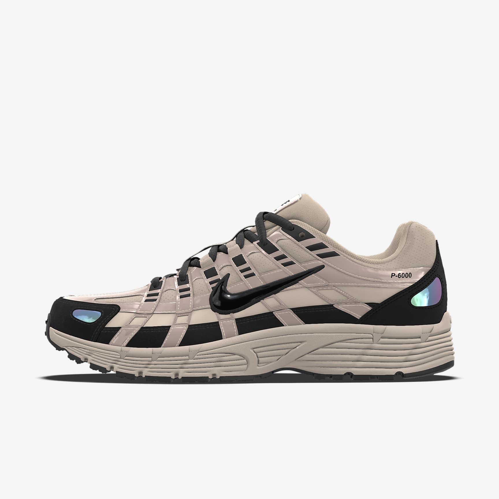 Nike P-6000 By You Custom Men's Shoes - Multi-Colour/Multi-Colour