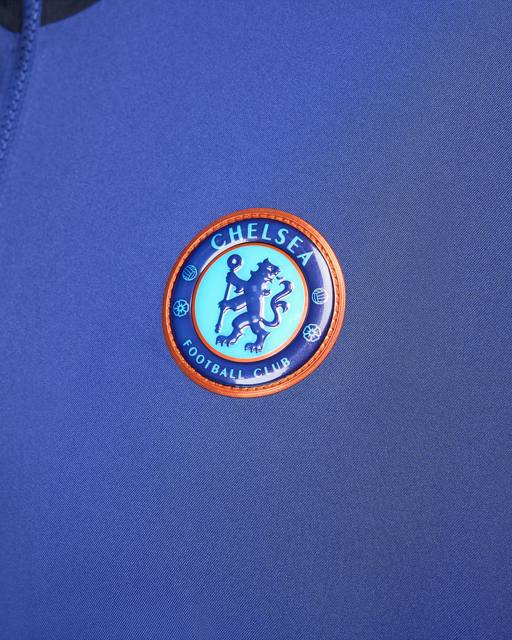 Chelsea FC Strike Men's Nike Dri-FIT Soccer Anthem Jacket - Rush Blue/Obsidian/Light Photo Blue