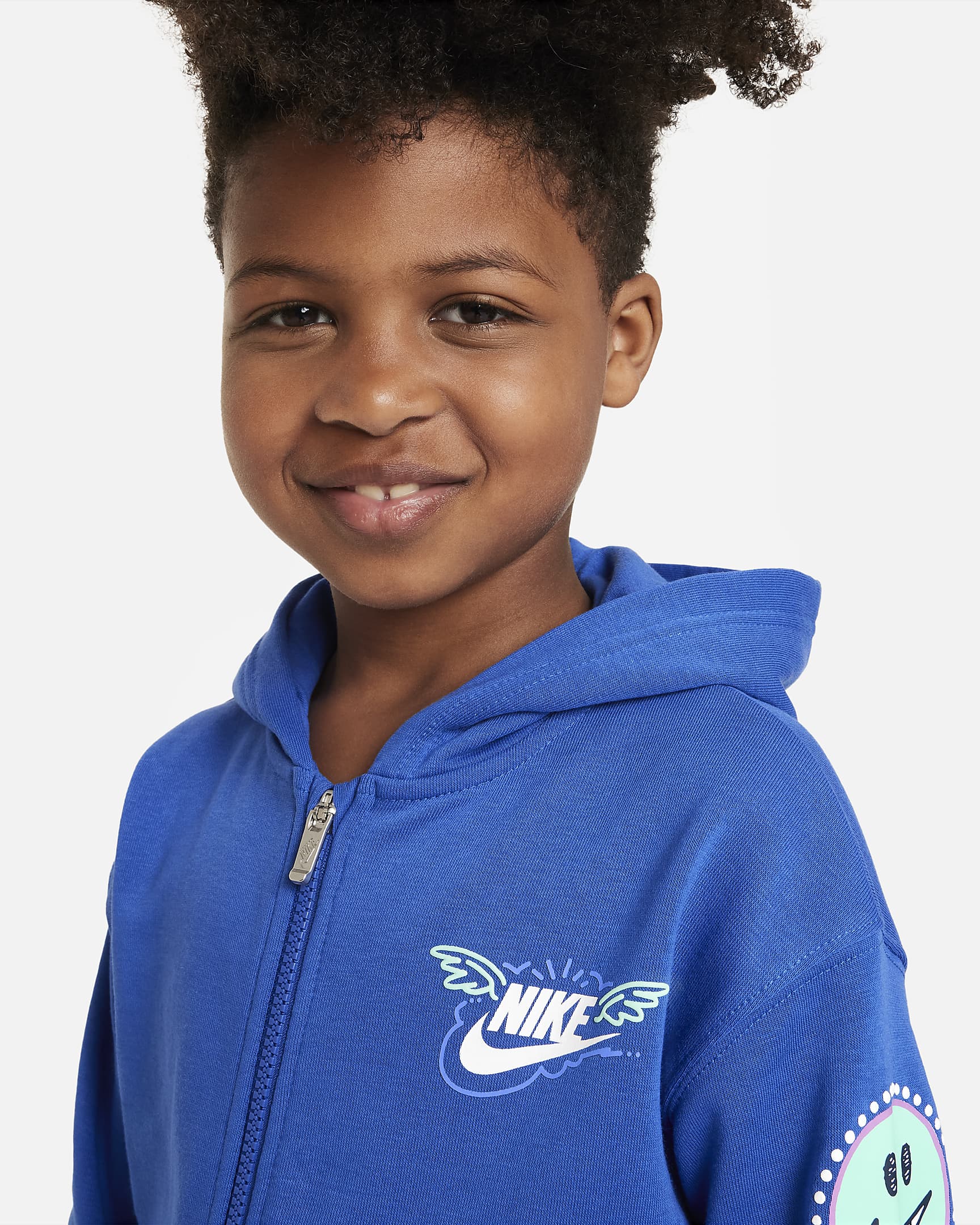 Nike Sportswear 'Art of Play' French Terry Full-Zip Set Younger Kids' 2 ...