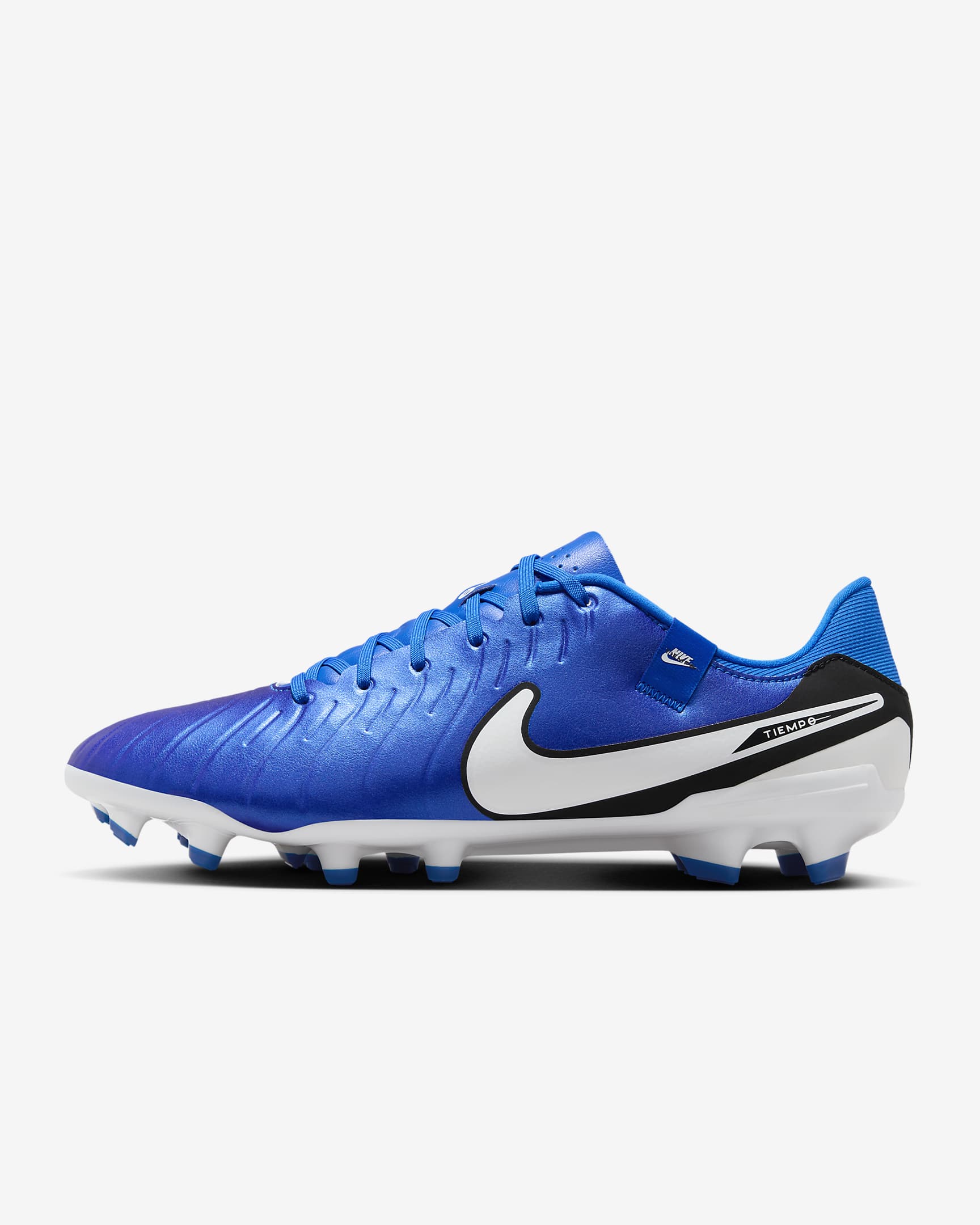 Chaussure de foot à crampons coupe basse multi-surfaces Nike Tiempo Legend 10 Academy - Soar/Blanc