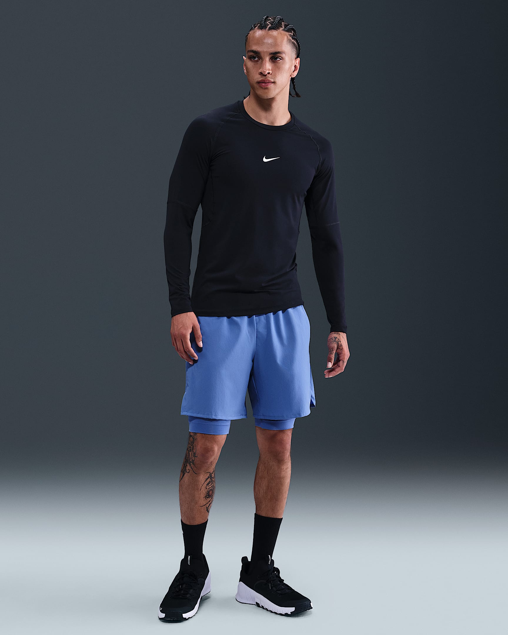 Nike Unlimited Men's Dri-FIT 7" 2-in-1 Versatile Shorts - Comet Blue/Comet Blue/Black/Comet Blue