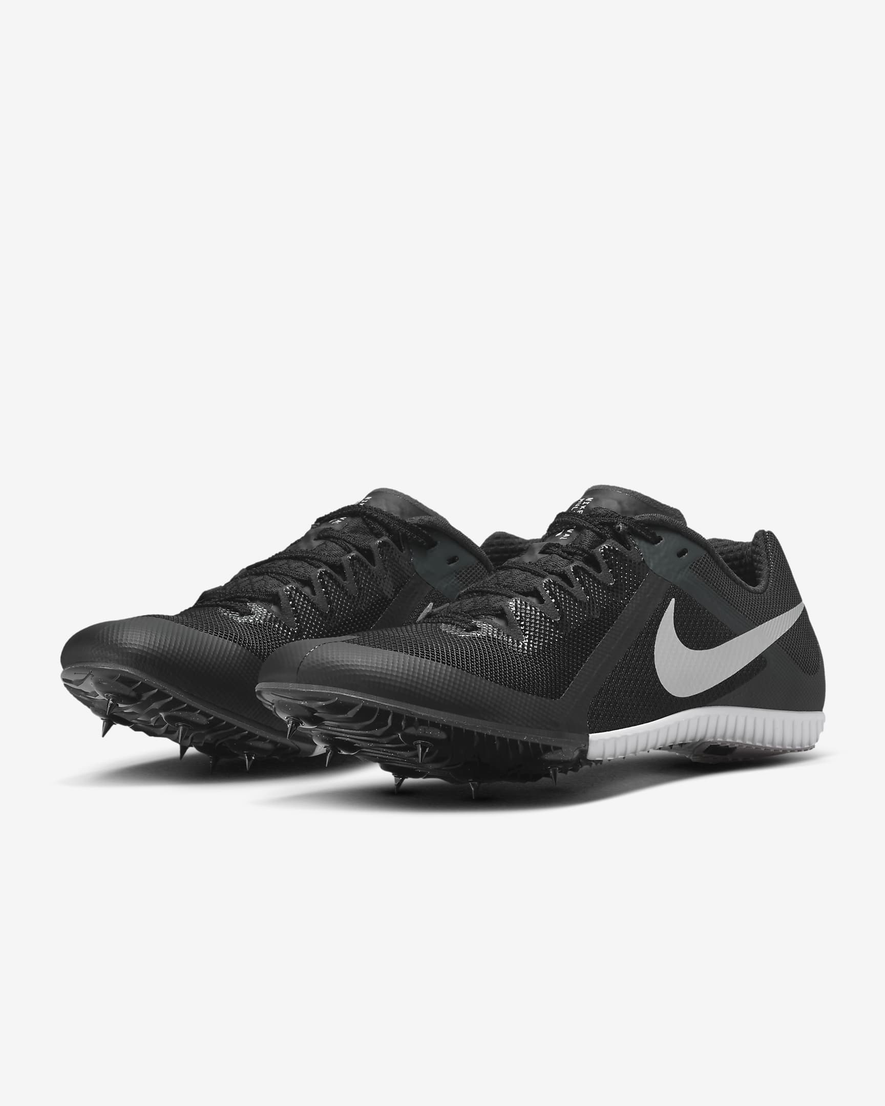 Nike Zoom Rival Track & Field Multi-Event Spikes - Black/Black/Metallic Silver