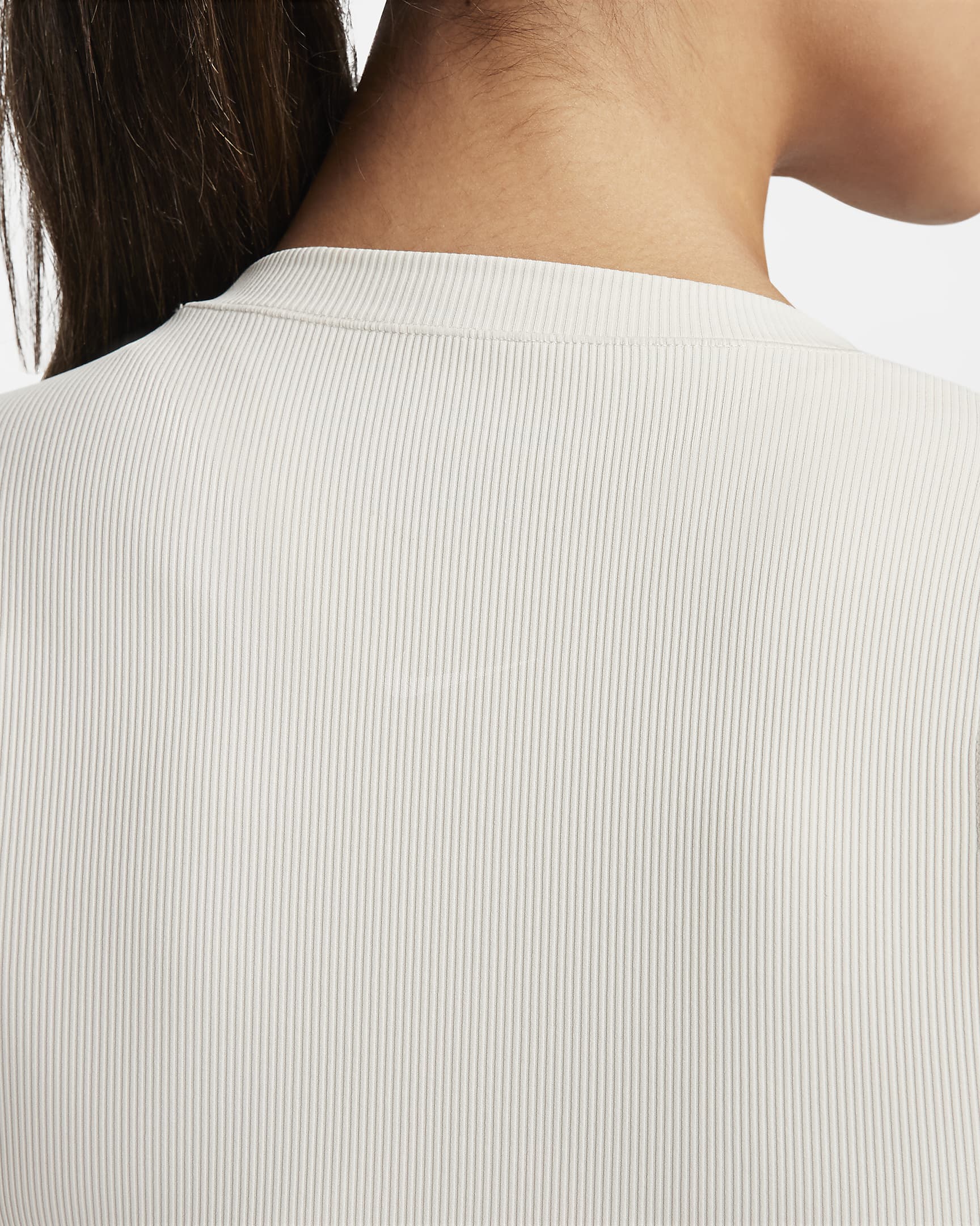 Nike Zenvy Rib Women's Dri-FIT Short-Sleeve Cropped Top. Nike IN
