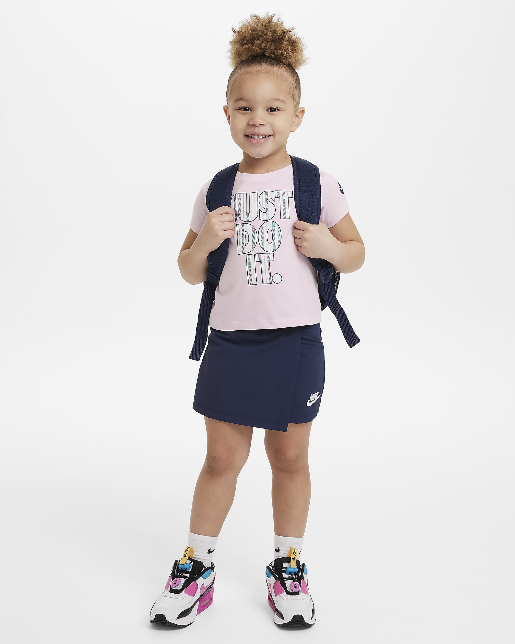 Nike Happy Camper Toddler Skort Set - Midnight Navy