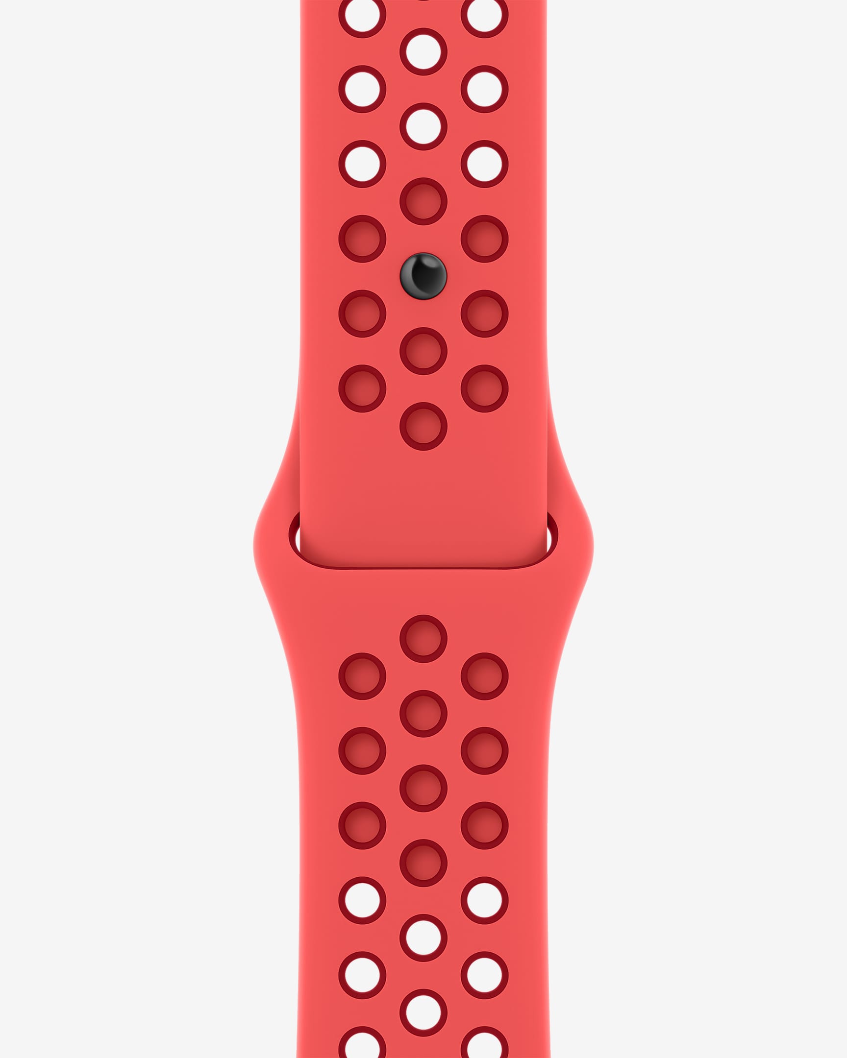 41mm Bright Crimson/Gym Red Nike Sport Band Regular. Nike LU