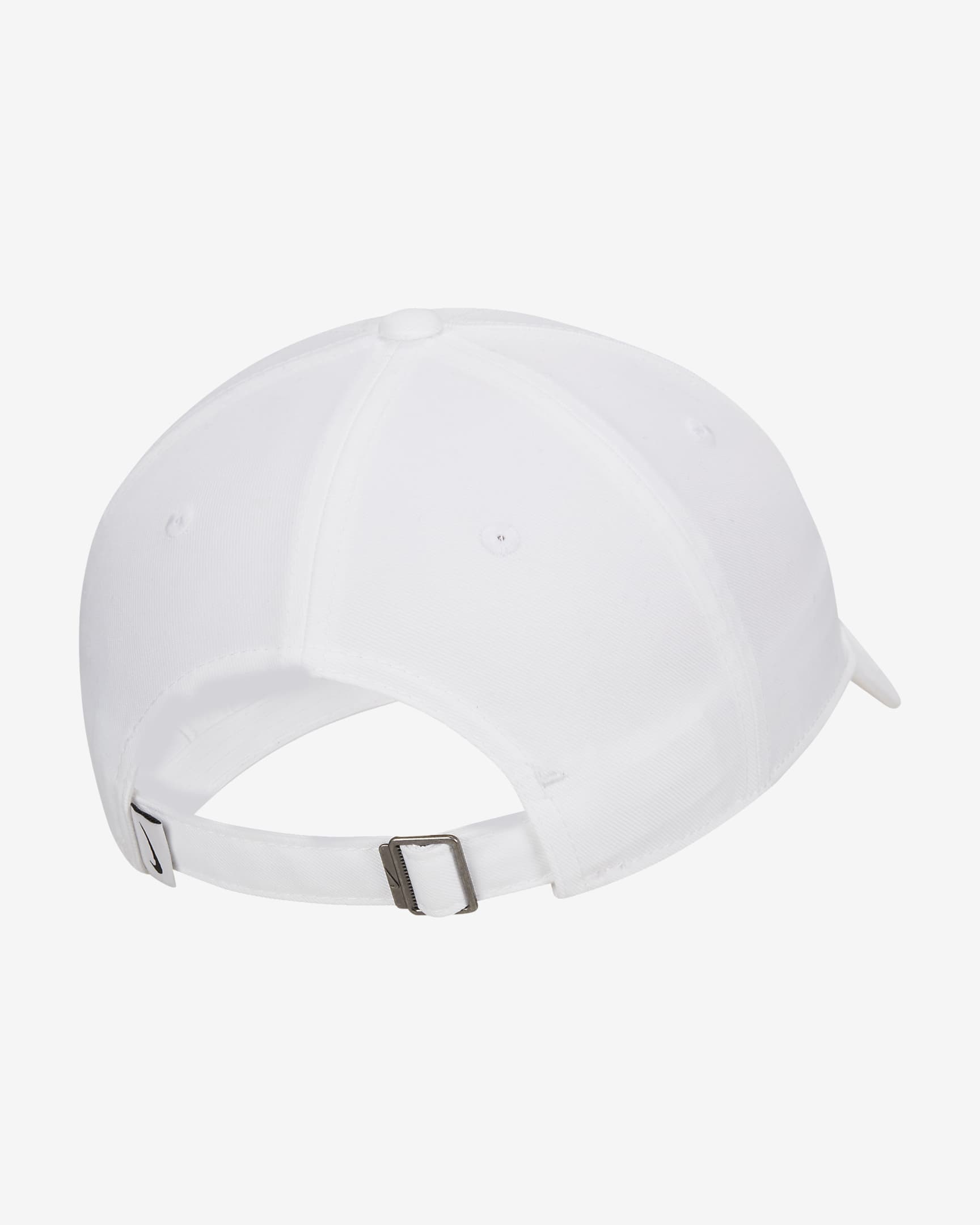 Nike Club Unstructured Swoosh Cap - White/White