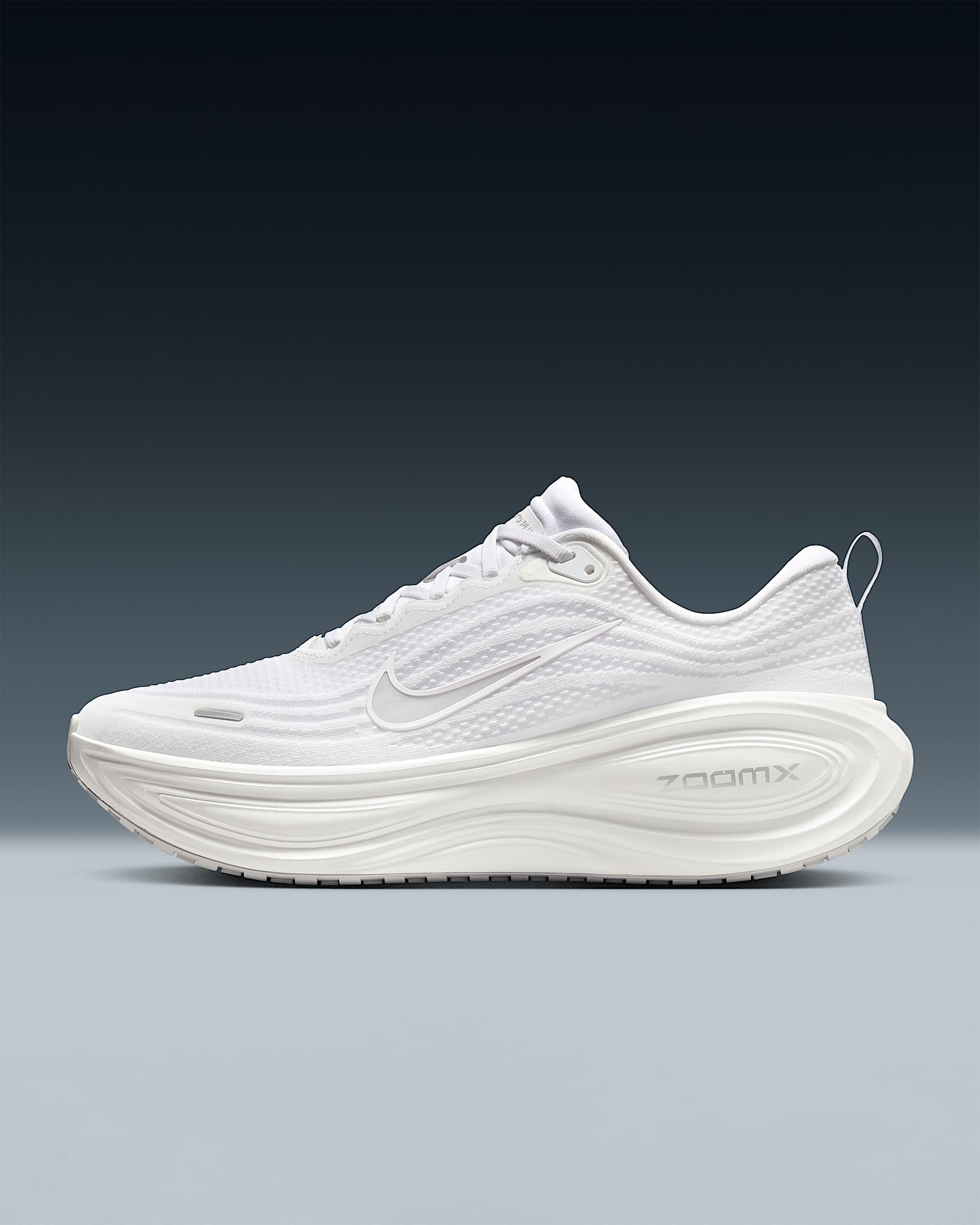 Tenis de correr en pavimento para hombre Nike Vomero Plus - Blanco/Polvo fotón/Plata metalizado/Blanco cumbre