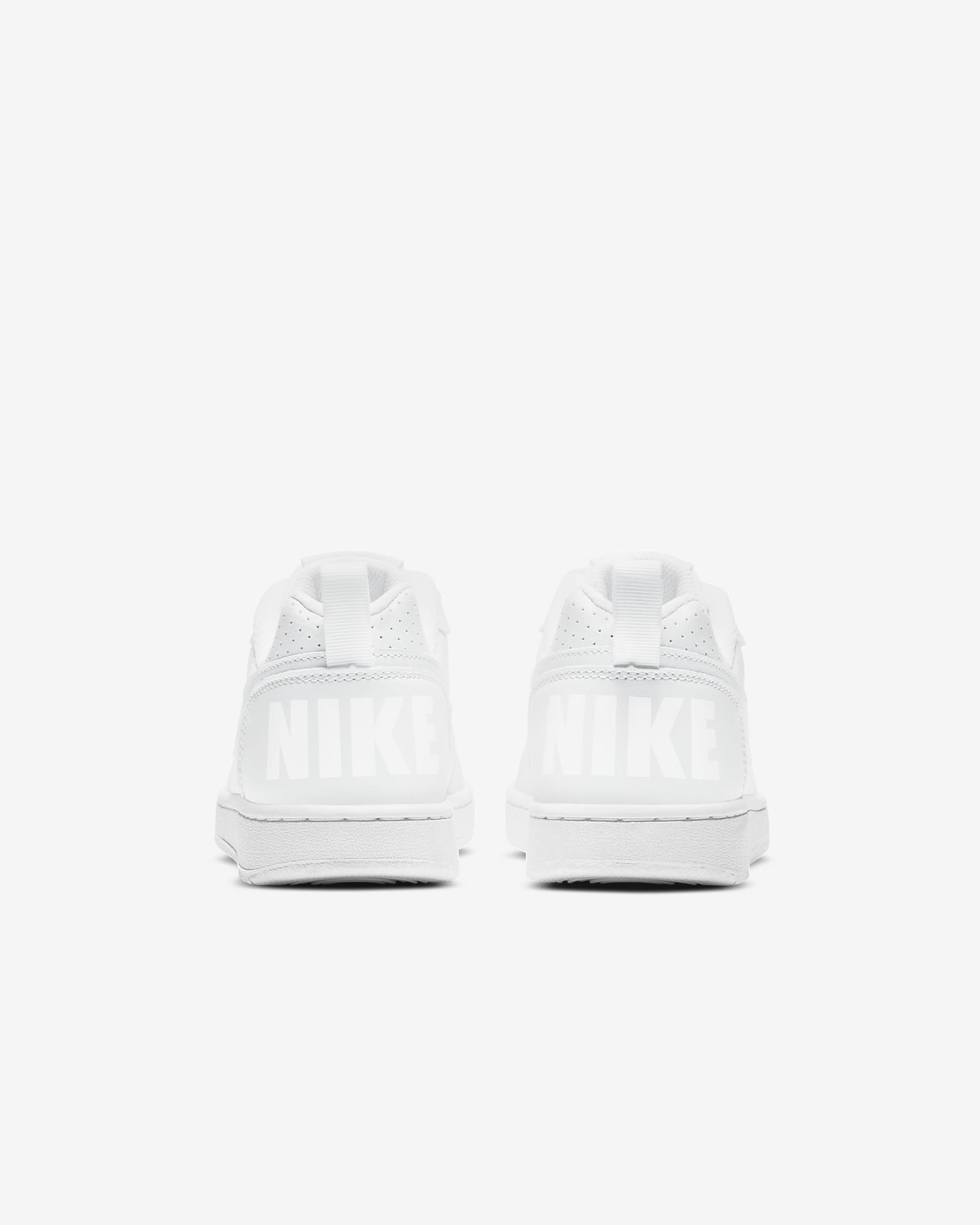 Nike Court Borough Low SL Big Kids' Shoes - White/White