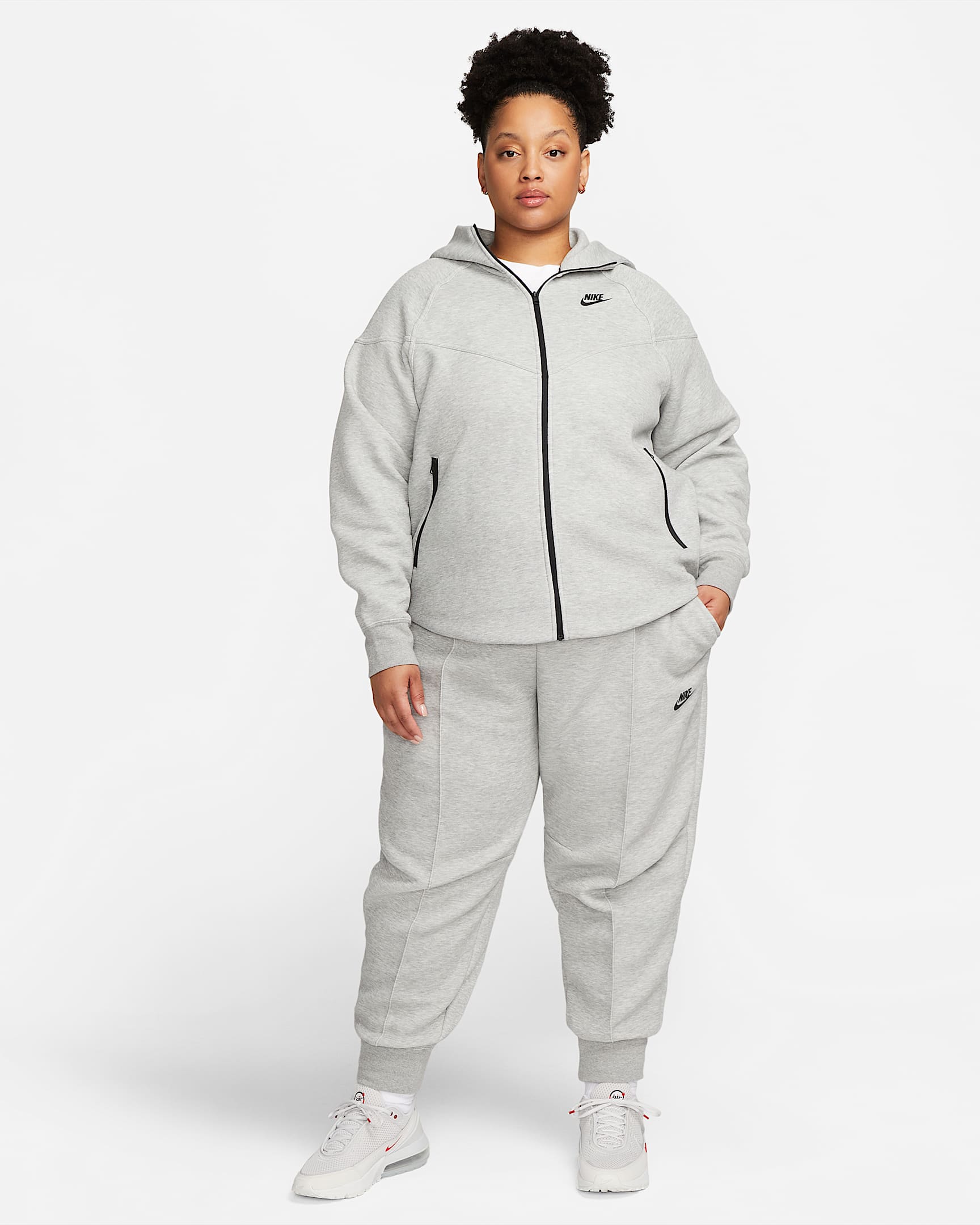 Nike Sportswear Tech Fleece Windrunner Women's FullZip Hoodie (Plus