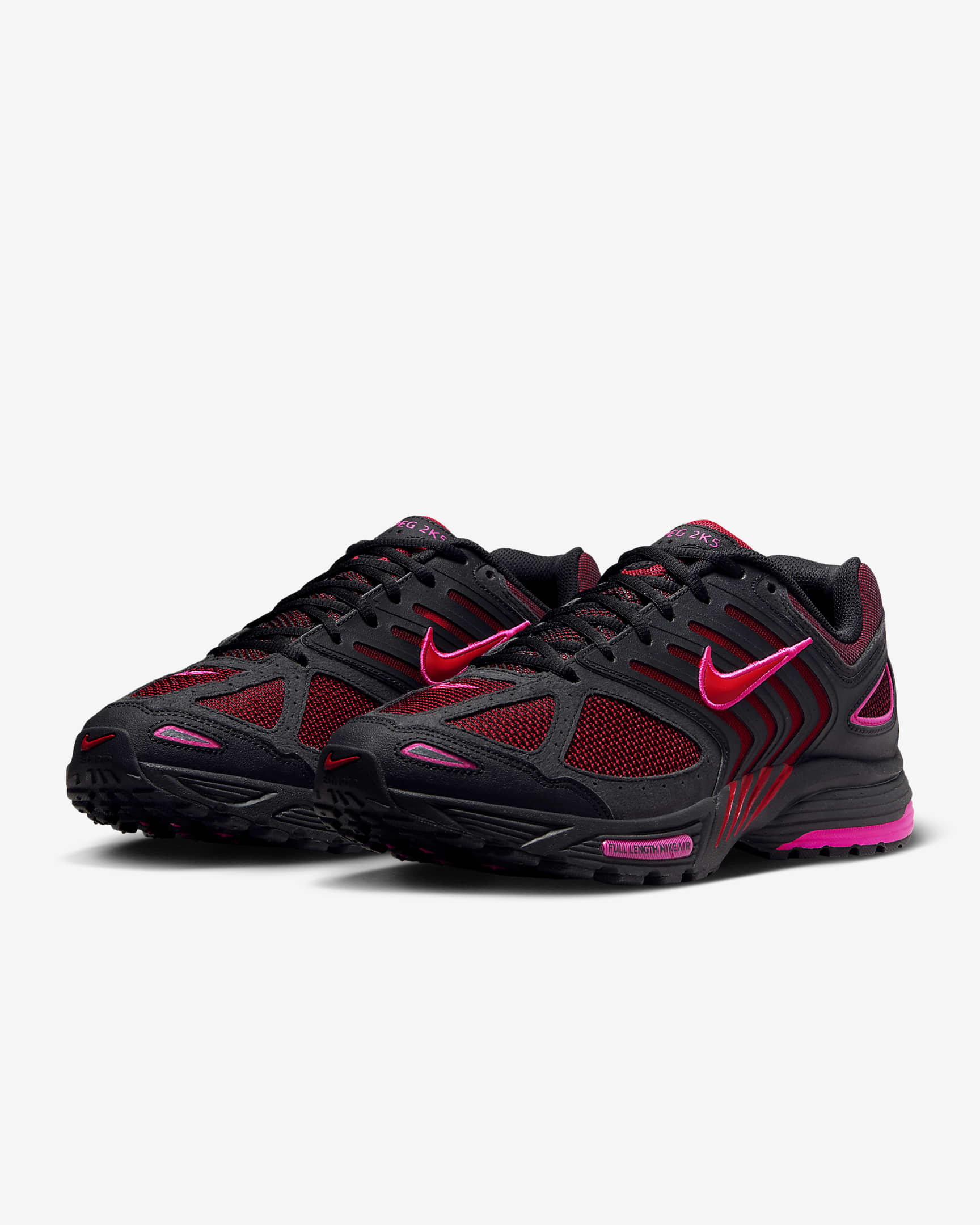 Nike Air Pegasus 2005 男鞋 - 黑色/Fierce Pink/Fire Red