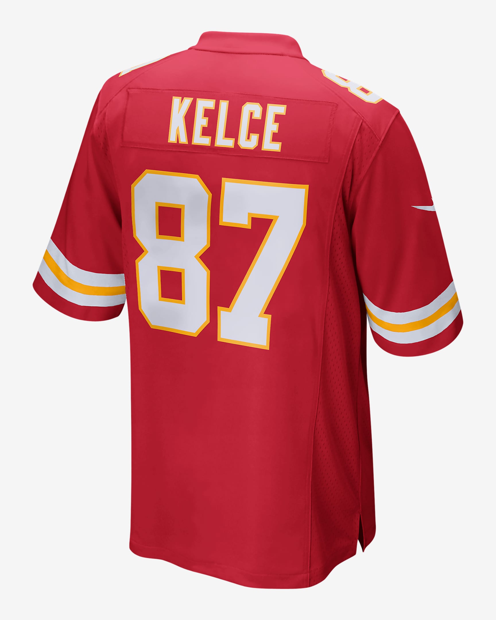 Jersey de fútbol americano Game para hombre NFL Kansas City Chiefs (Travis Kelce) - Rojo universitario