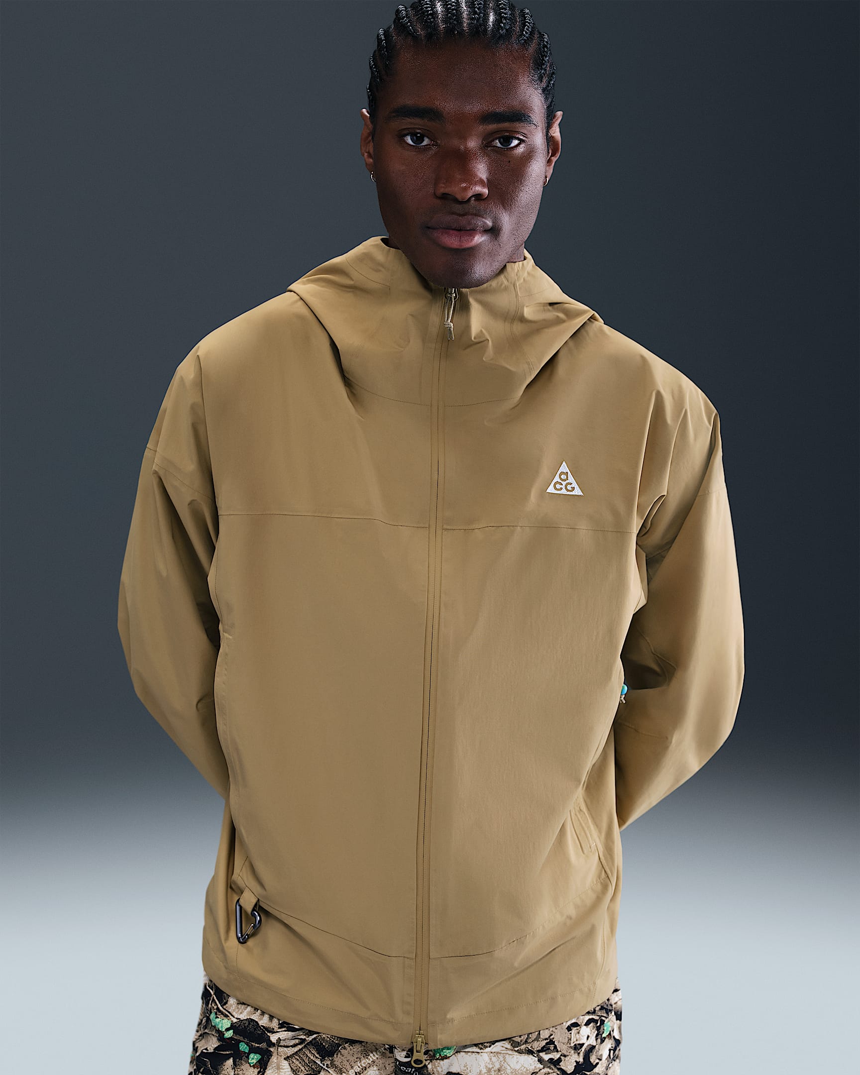 Nike ACG 'Morpho' Men's Storm-FIT ADV Rain Jacket - Parachute Beige/Parachute Beige/Summit White