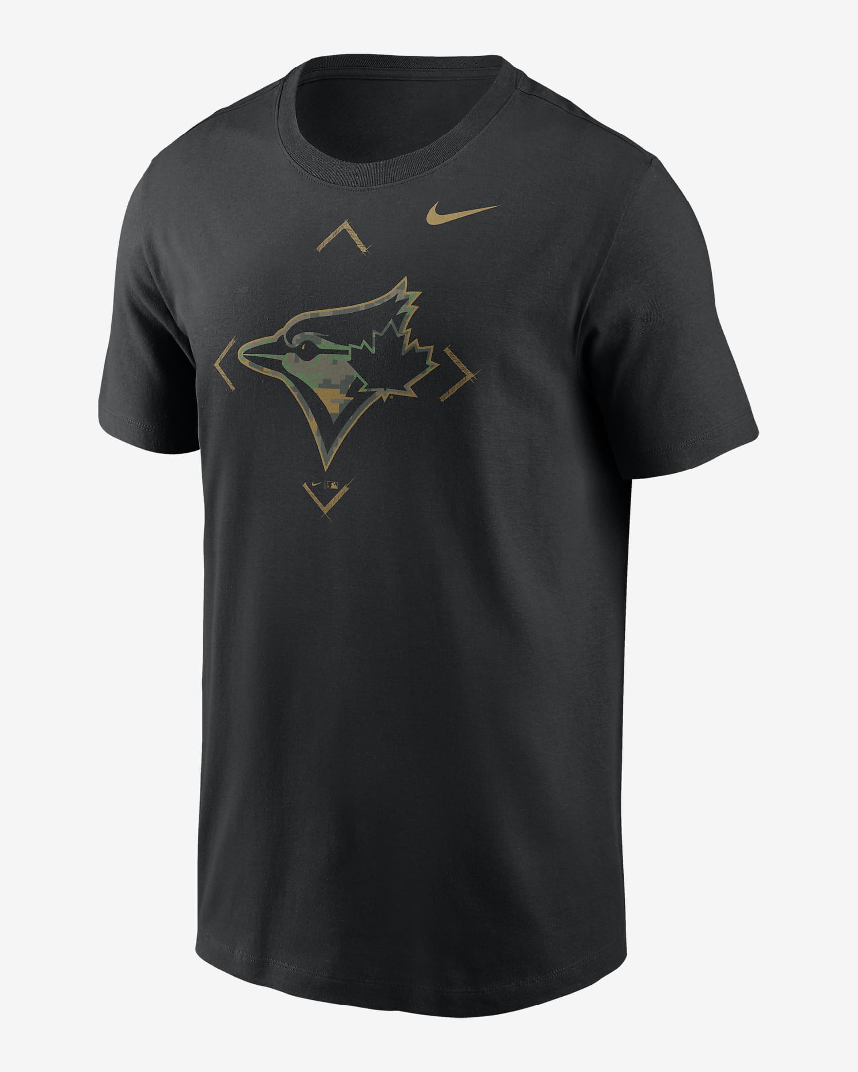 Toronto Blue Jays Camo Logo Men's Nike MLB T-Shirt. Nike.com