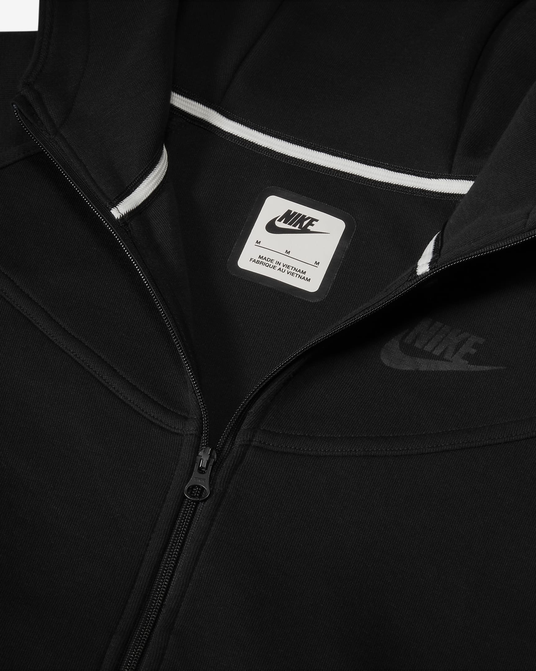 Nike Sportswear Tech Fleece Dessuadora amb caputxa i cremallera completa - Nena - Negre/Negre/Negre