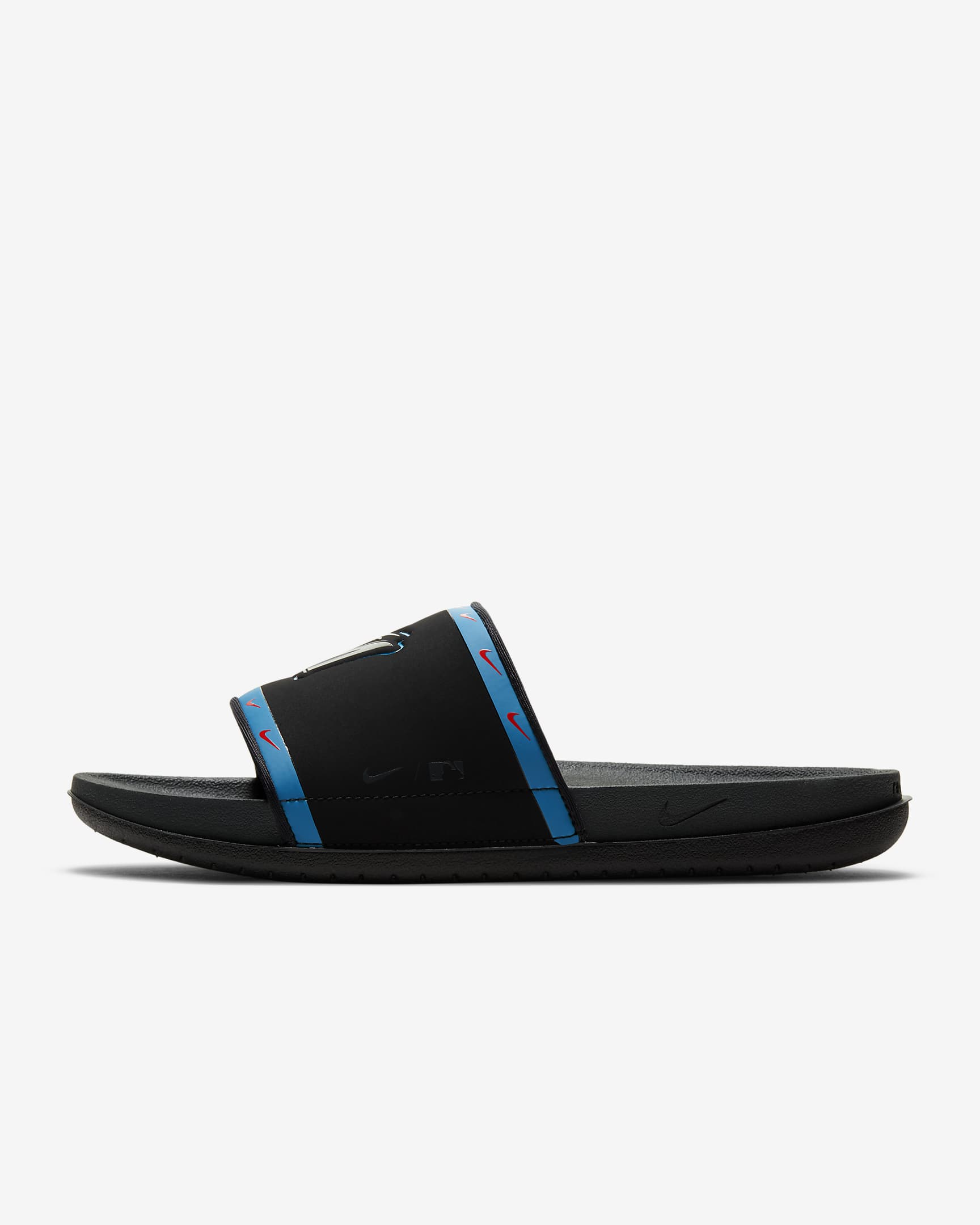 Nike Offcourt (MLB Miami Marlins) Slide - Black/Neptune Blue/Chile Red/Anthracite