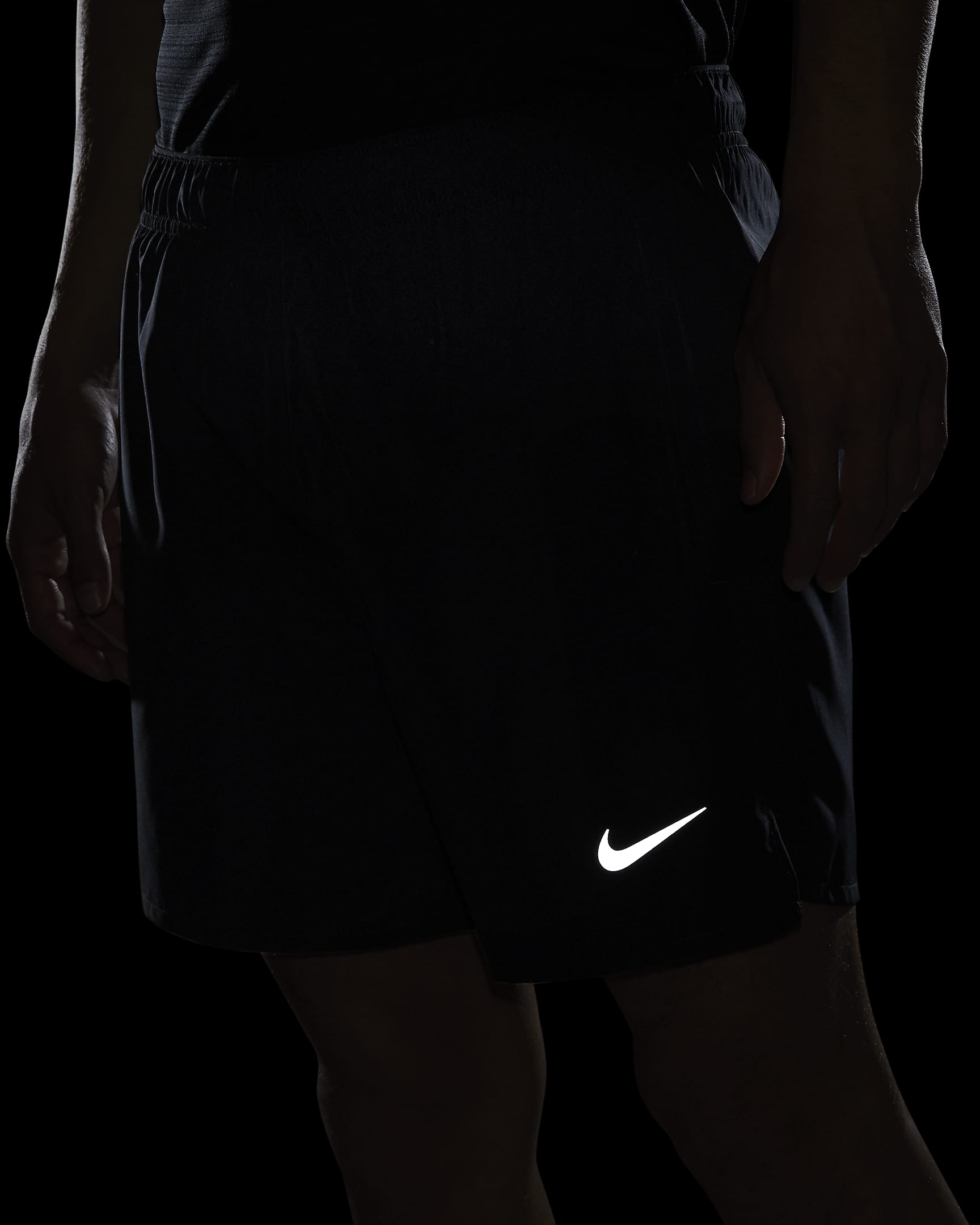 Nike Dri-FIT Challenger Men's 13cm (approx.) Brief-Lined Versatile Shorts - Black/Black/Black