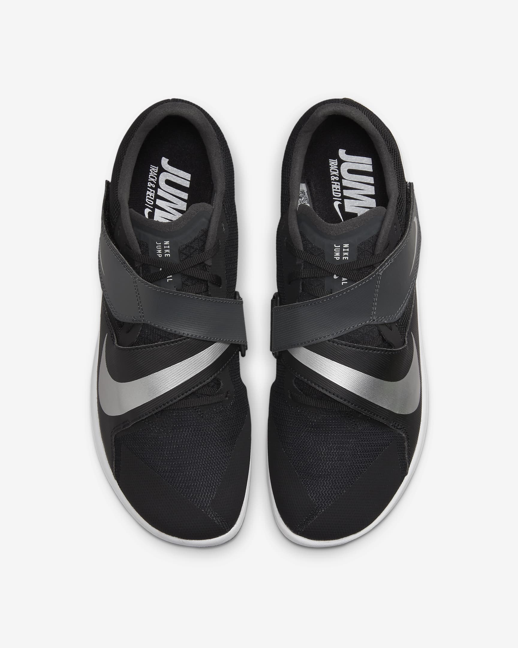 Nike Rival Jump Track & Field Jumping Spikes - Black/Dark Smoke Grey/Light Smoke Grey/Metallic Silver