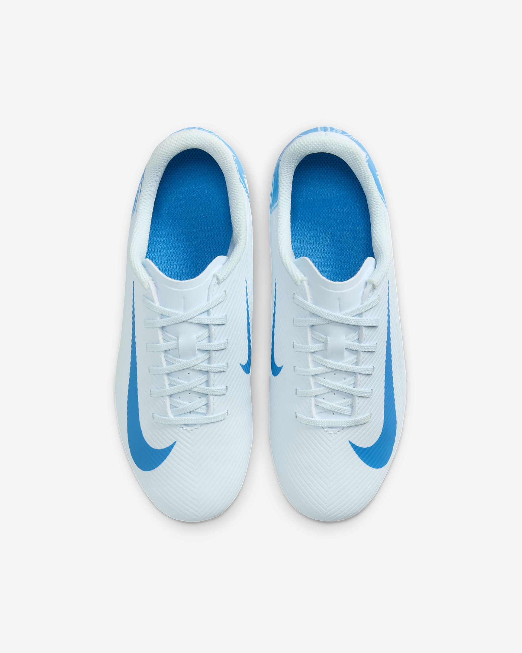 Nike Jr. Mercurial Vapor 16 Club 小/大童 MG 低筒足球釘鞋 - Glacier Blue/Blue Orbit